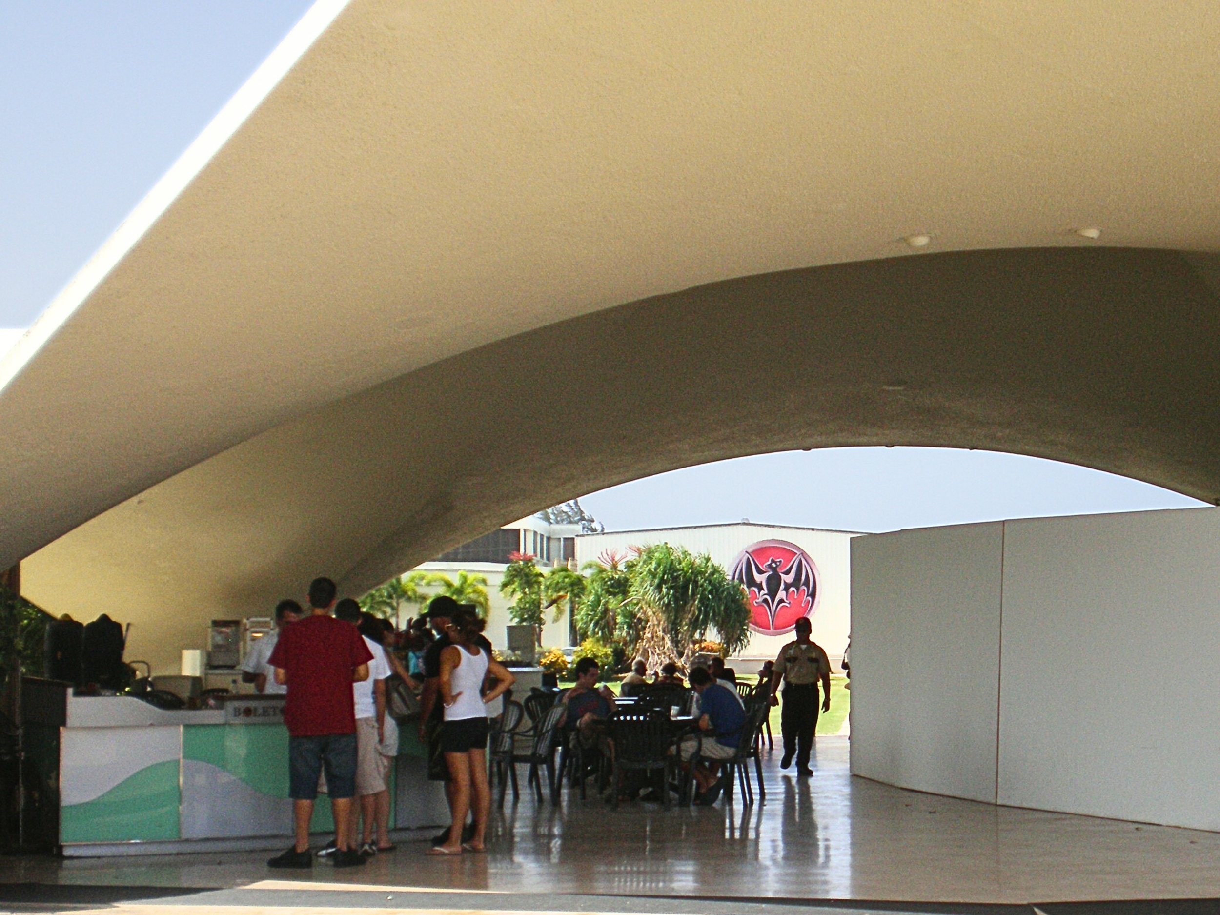 The inside of the Pavilion at the Bacardi Factory