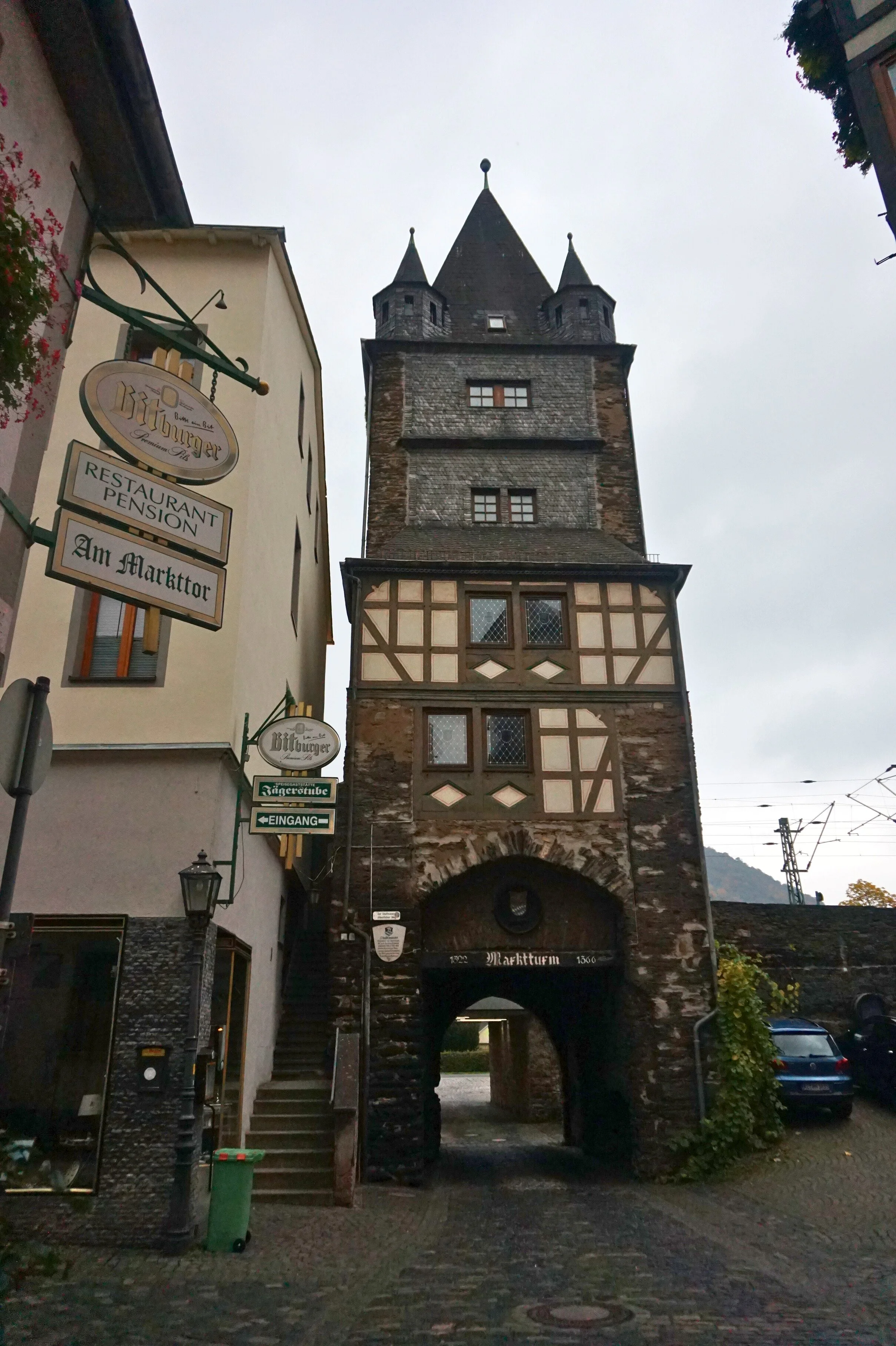 Marktturn in Bacharach