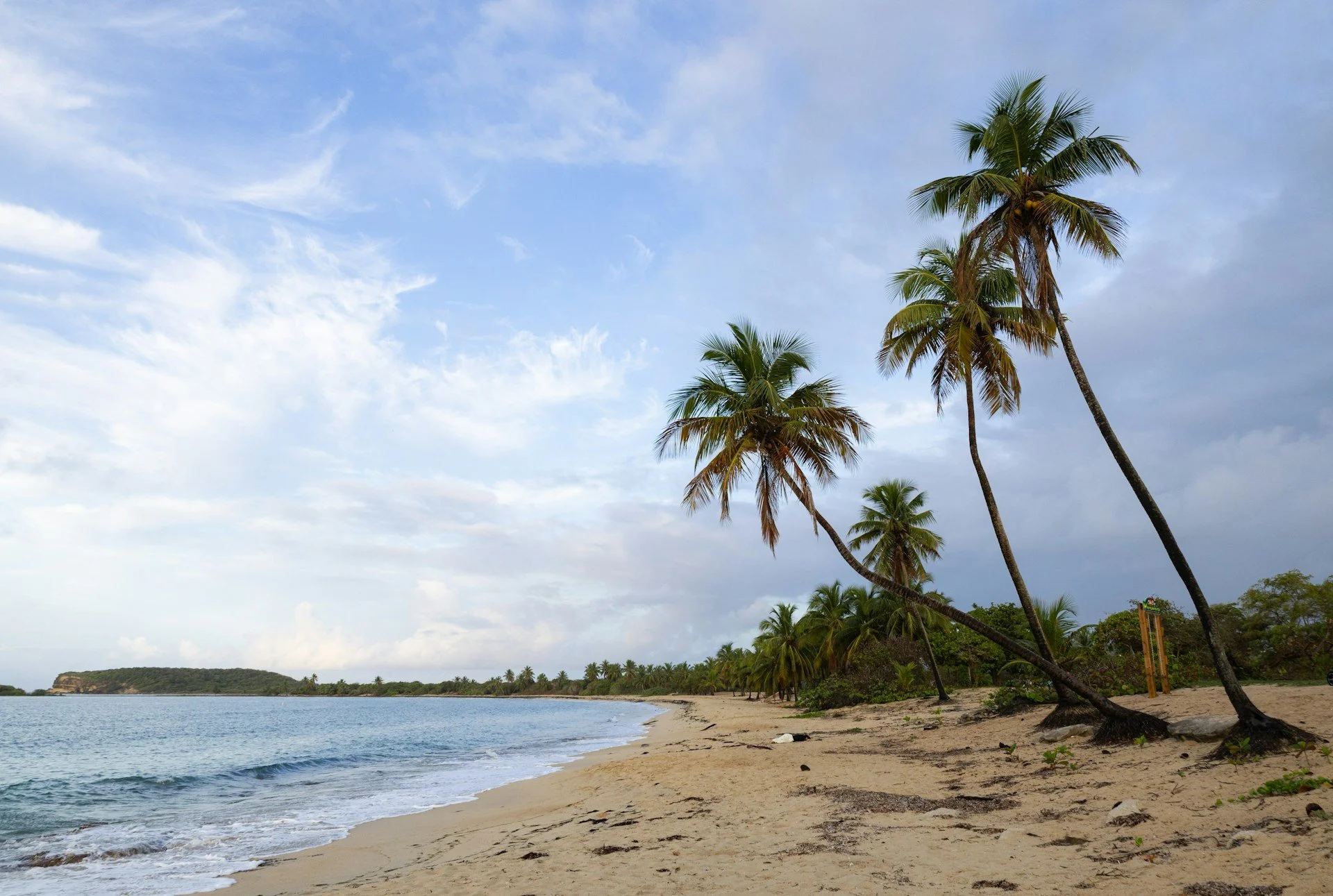 A deserted beach on the island of Vieques