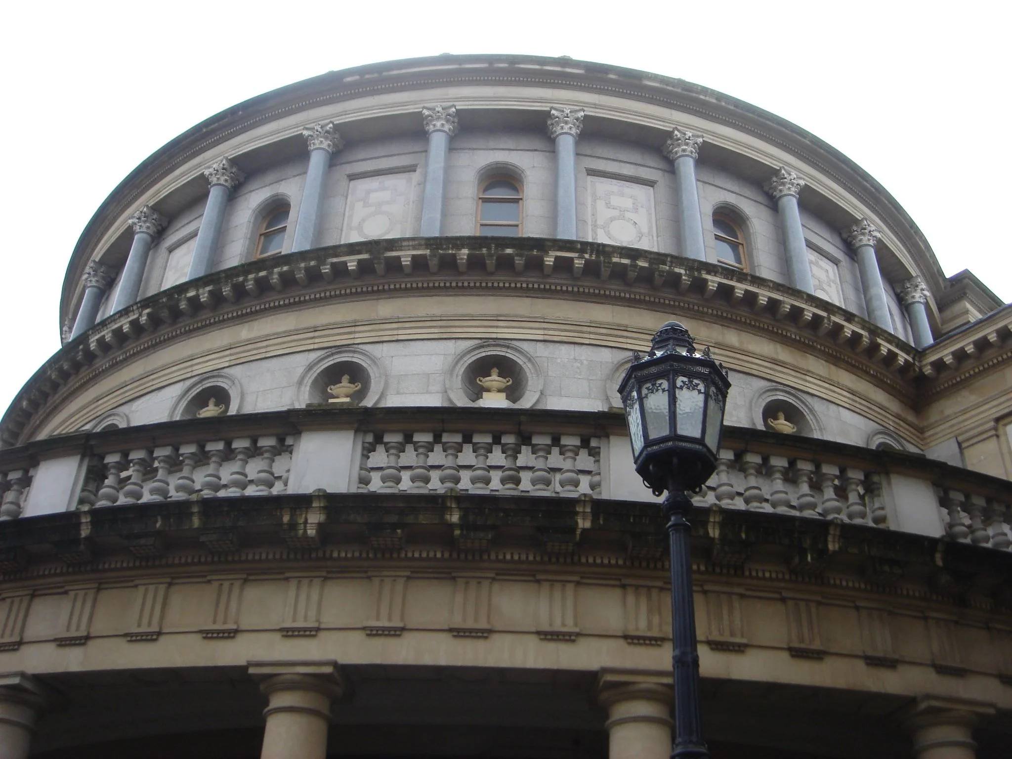 Round, stone exterior of the National Museum of Ireland Archeology