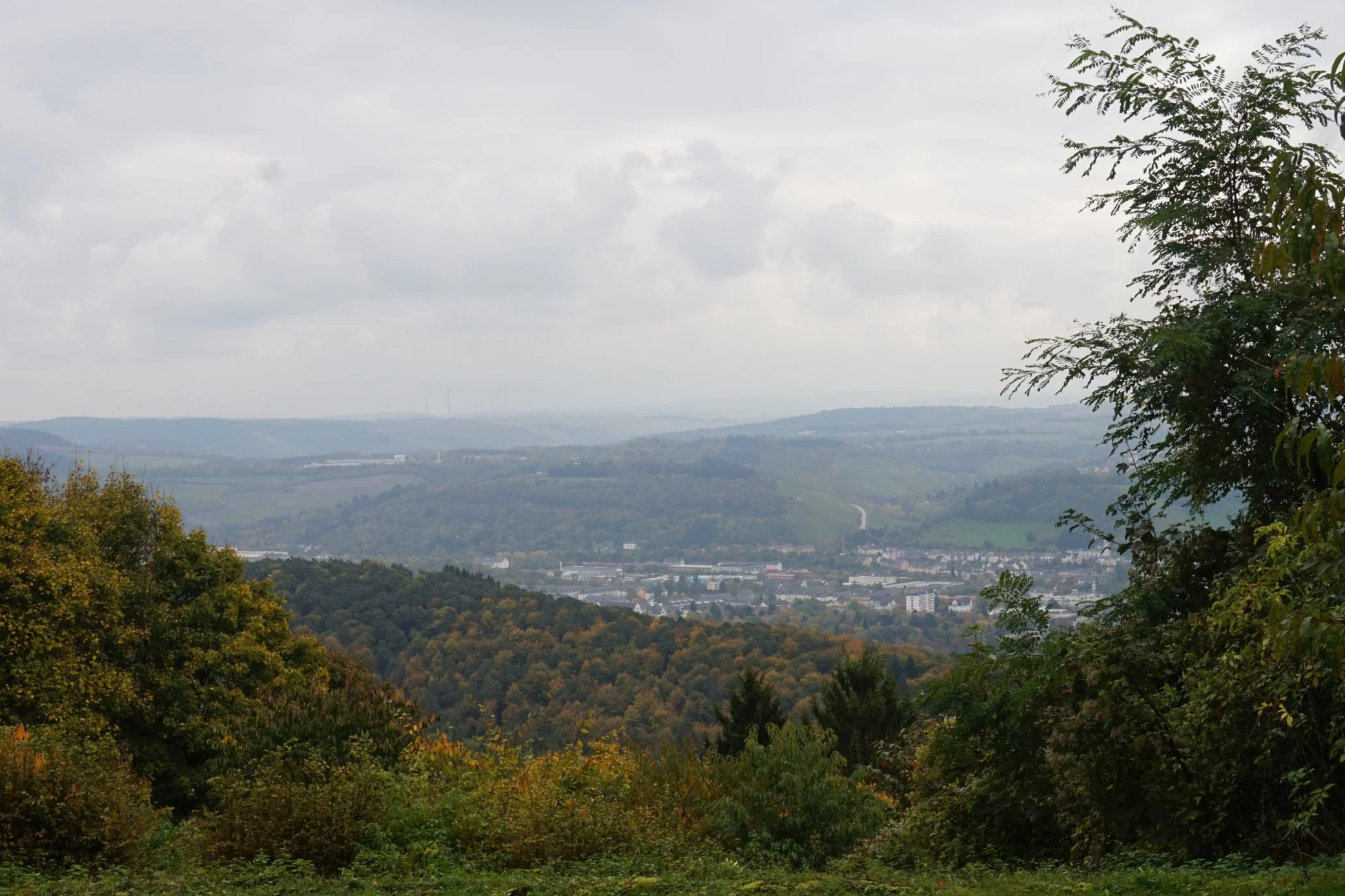 Trier Germany as seen from the surrounding hills