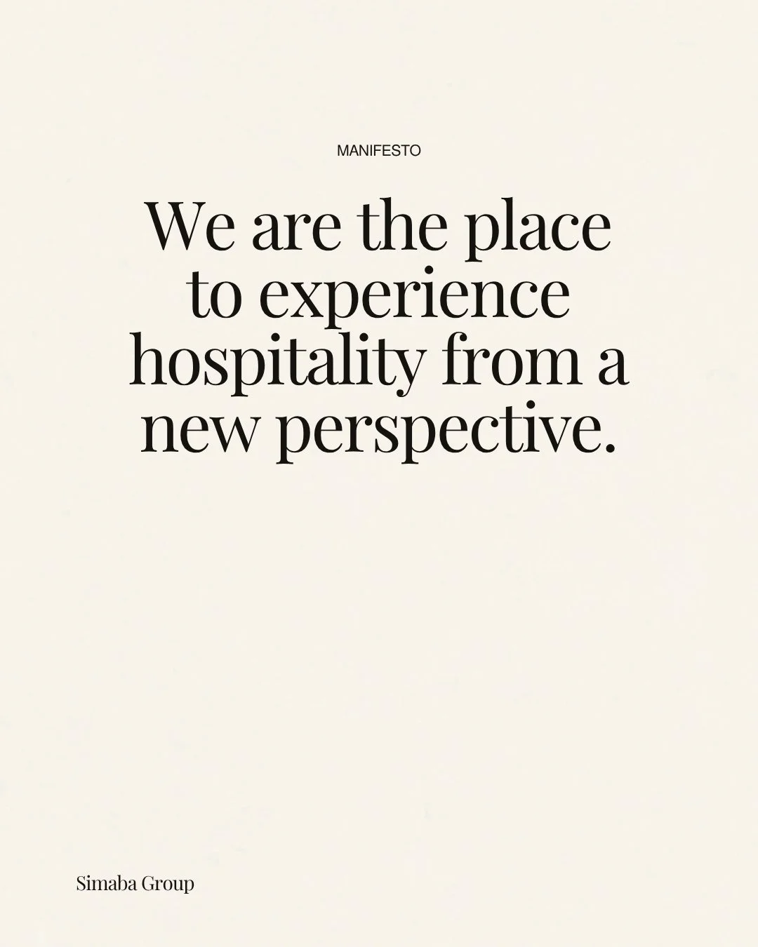 En Simaba, creemos que la hospitalidad puede ser algo diferente.

Más que un servicio, es un sentimiento de pertenencia. Más que diseño, es la comodidad de ser uno mismo. Más que lujo, es la calidez de ser acogido como en familia.

T