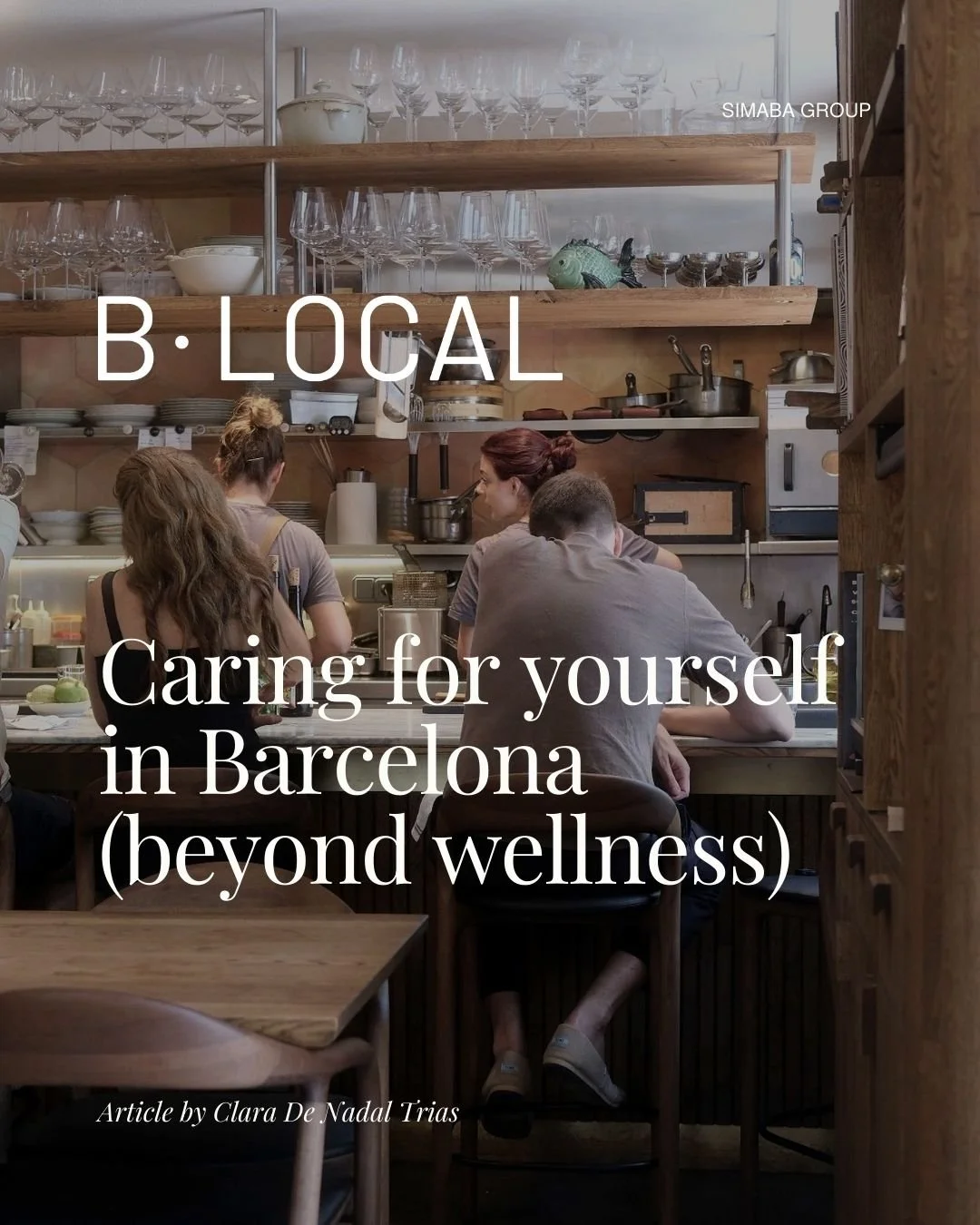 Cuidarse en Barcelona no siempre se consigue en un gimnasio o en un retiro silencioso.

A veces es una mesa compartida. Un bar donde el tiempo se disuelve. Un disco de vinilo que empieza a sonar sin previo aviso. Un postre que te comes sin justificarlo. Un c