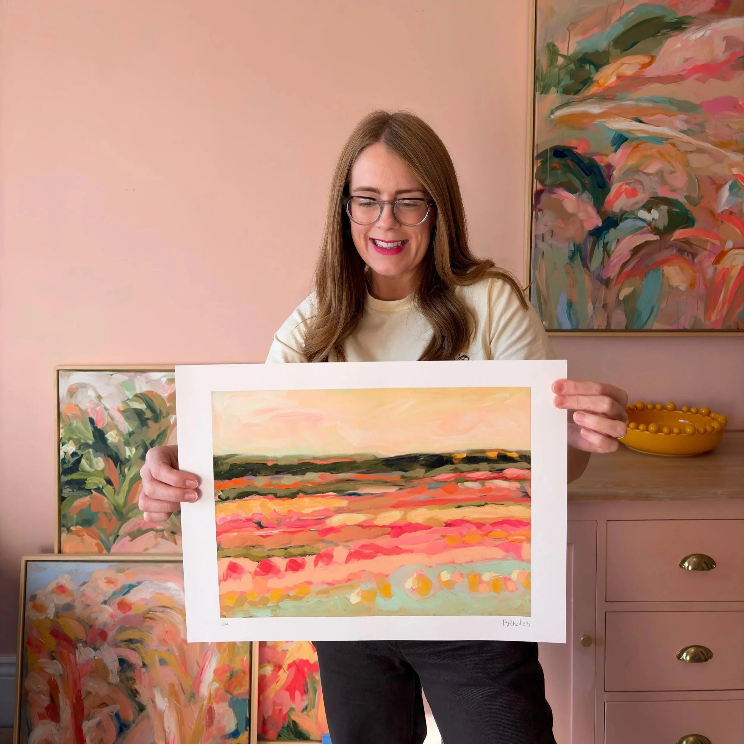 Dancing Buttery Light - Print