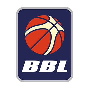 Logo of the BBL, featuring an illustration of a basketball and the acronym BBL beneath it.