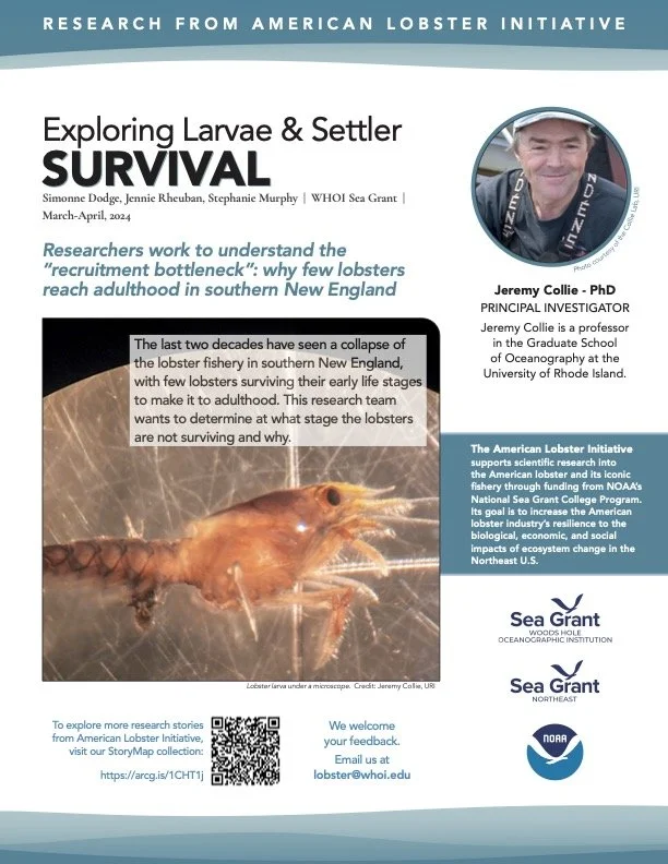 Exploring Larvae and Settler Survival