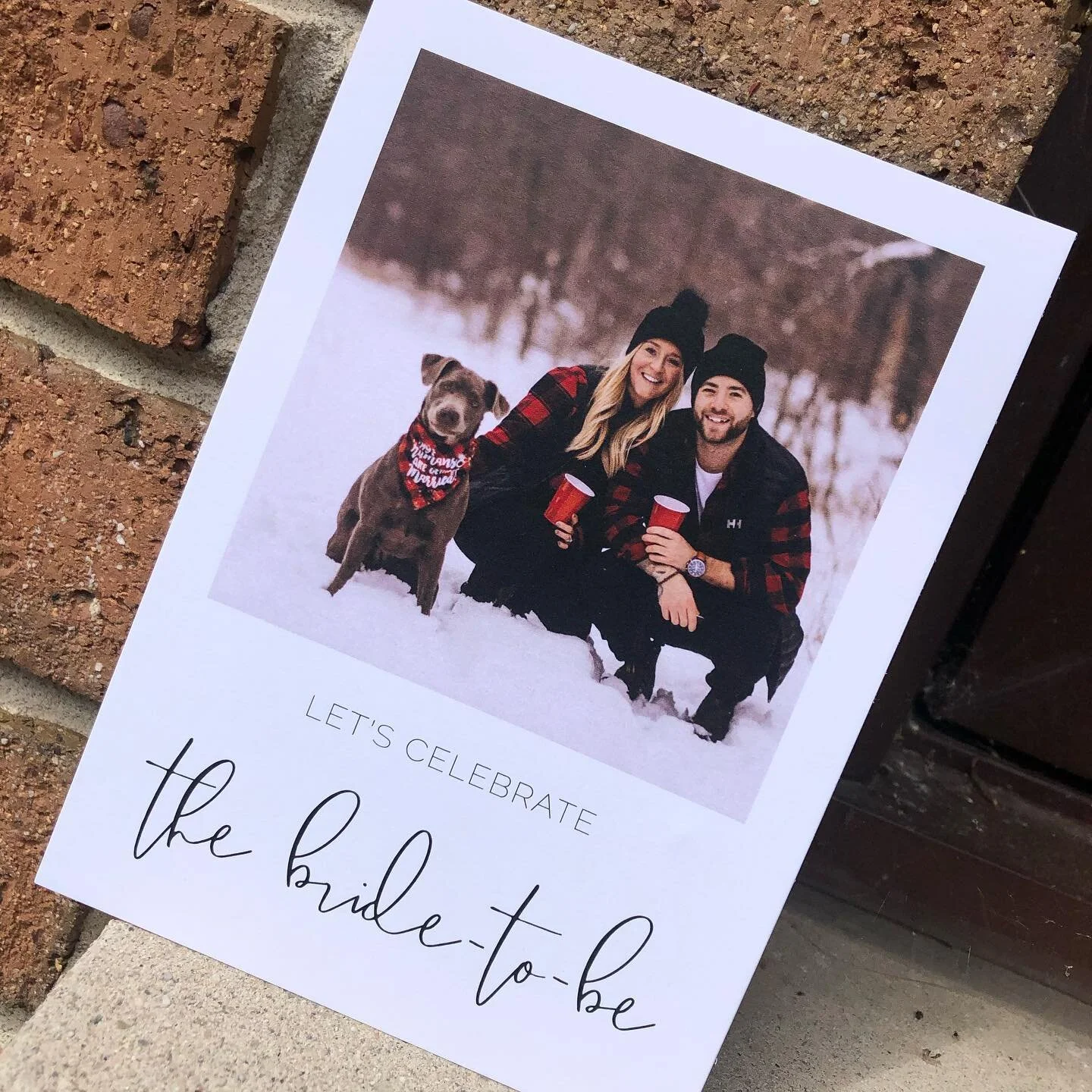 My Instagram is anything but &ldquo;instant&rdquo; 😬🙈 

Here&rsquo;s a bridal shower invite I made with the bride&rsquo;s sweet aunt - we featured one of their adorable engagement photos, which I thought was pretty brilliant 😍 

#WeddingInspo
#Cus