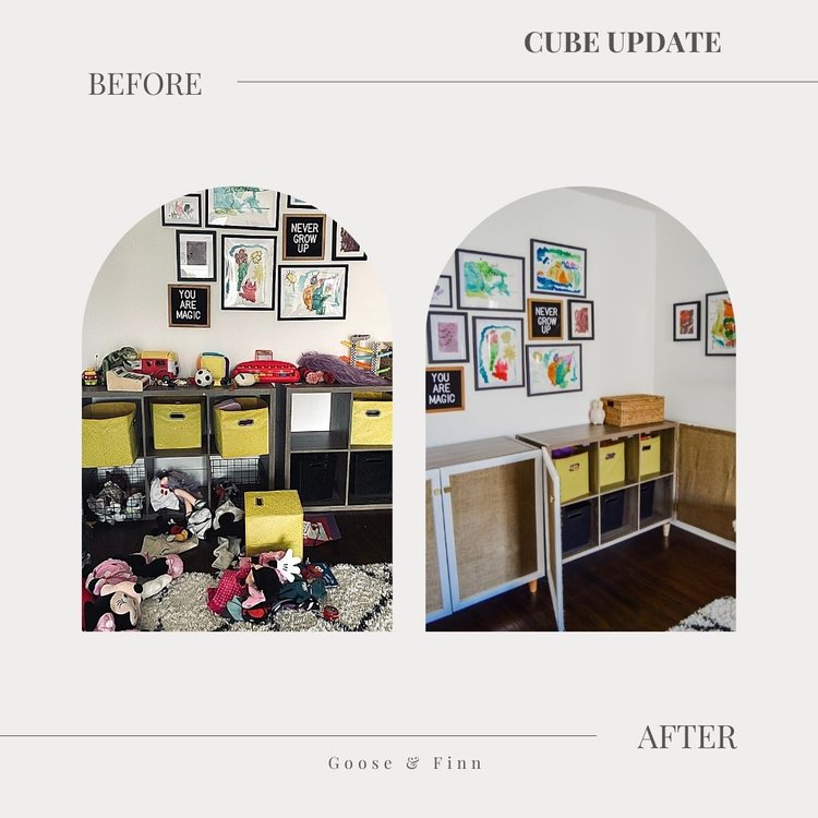 Before and After: How I Transformed a $26 Cubby Organizer into an