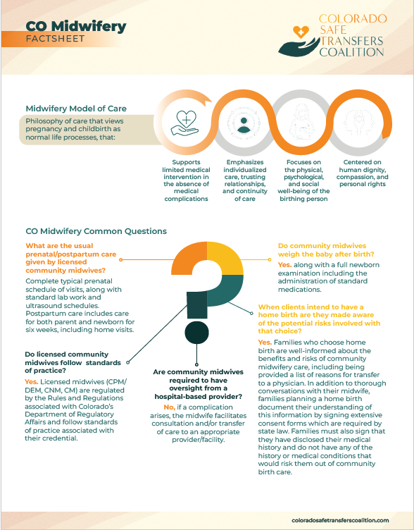 Colorado Midwifery Factsheet