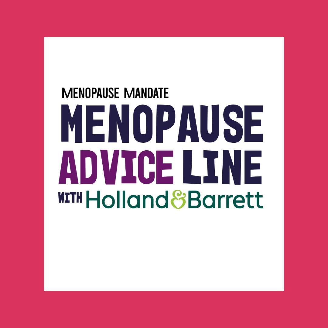 HORMONE HEALTH LIVE organised by @hollandandbarrett highlights all of the ways that women can be supported and advised around their hormone health.

A really important part of this is our nurse-led menopause helpline, in collaboration with H&amp;B.

