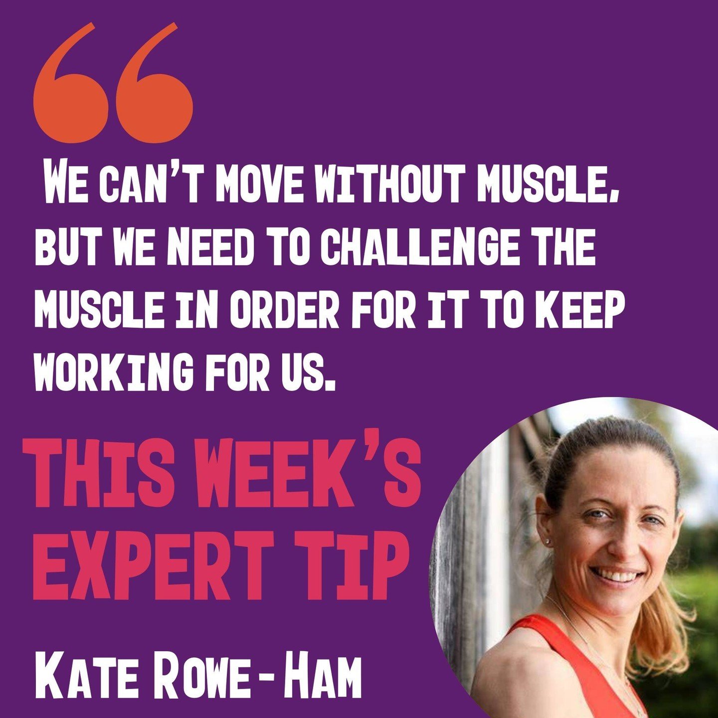 Kate Rowe-Ham is a Women's Health Coach with a special interest in menopause fitness and nutrition. She is also the founder of @OwningYourMenopause.

Kate is passionate about educating women on how to exercise at this time and how movement and diet g