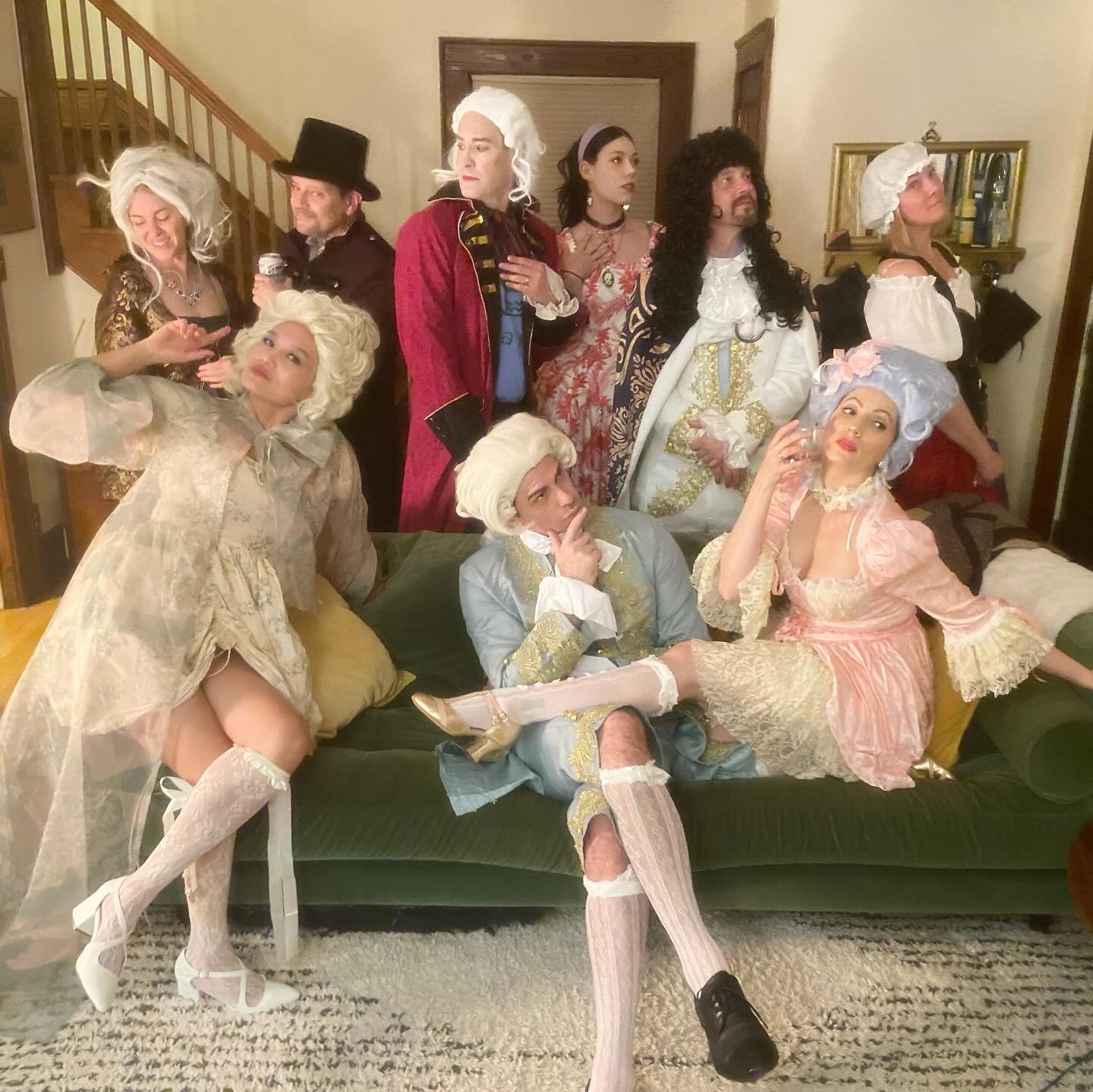 &ldquo; A night in Versailles&rdquo; for @yohanngeorgel birthday extravaganza 🍾🥳We had SO much fun!! Lots of Champagne, laughs, shenanigans and more! It&rsquo;s always a blast when you have amazing friends!