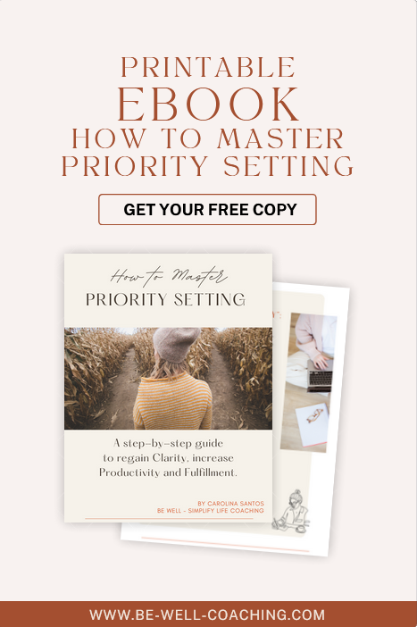 Free printable ebook, “How to Master Priority Setting,” offering a step-by-step guide to gaining clarity, productivity, and fulfillment.