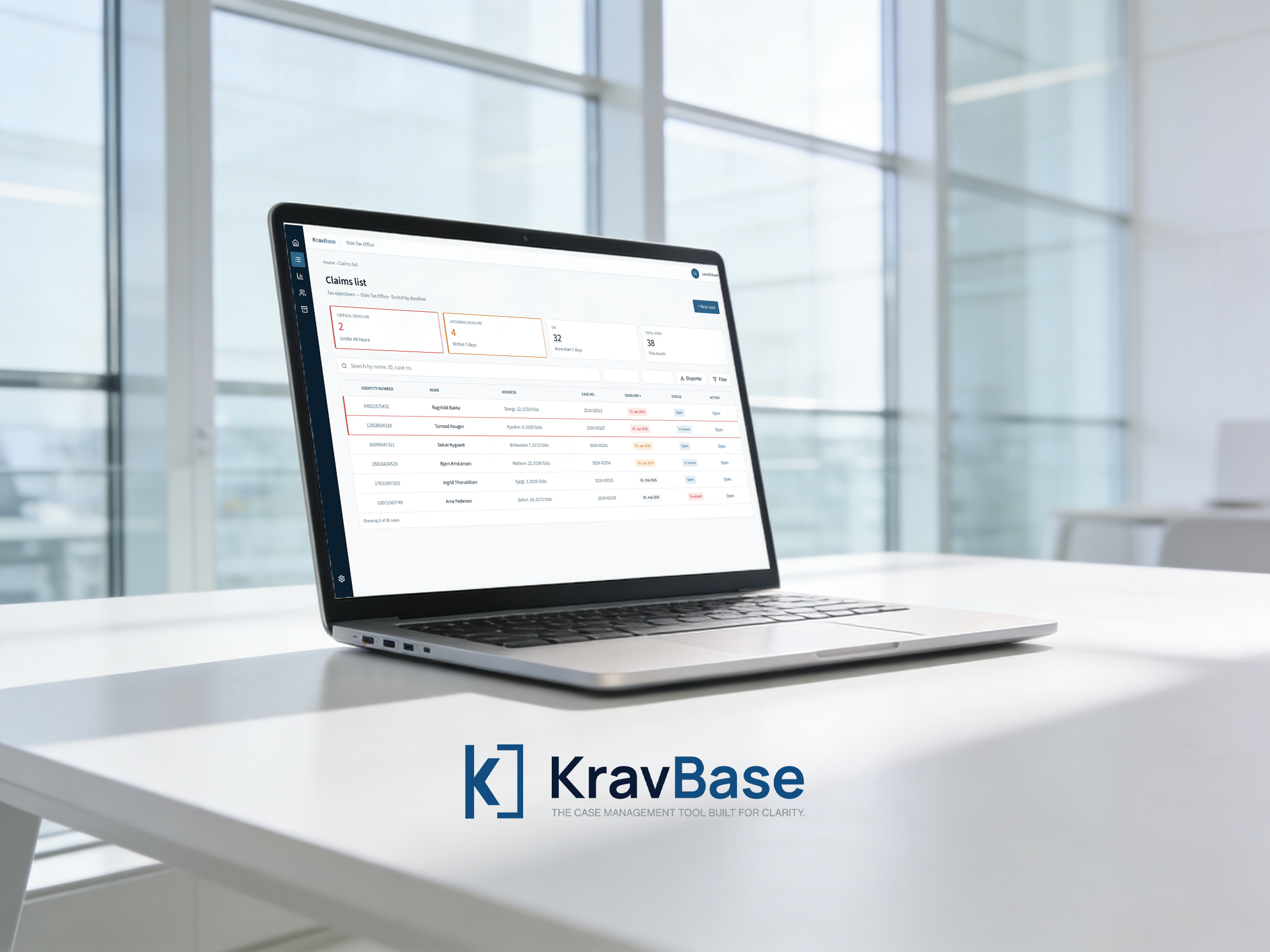 UX/UI: Kravbase
