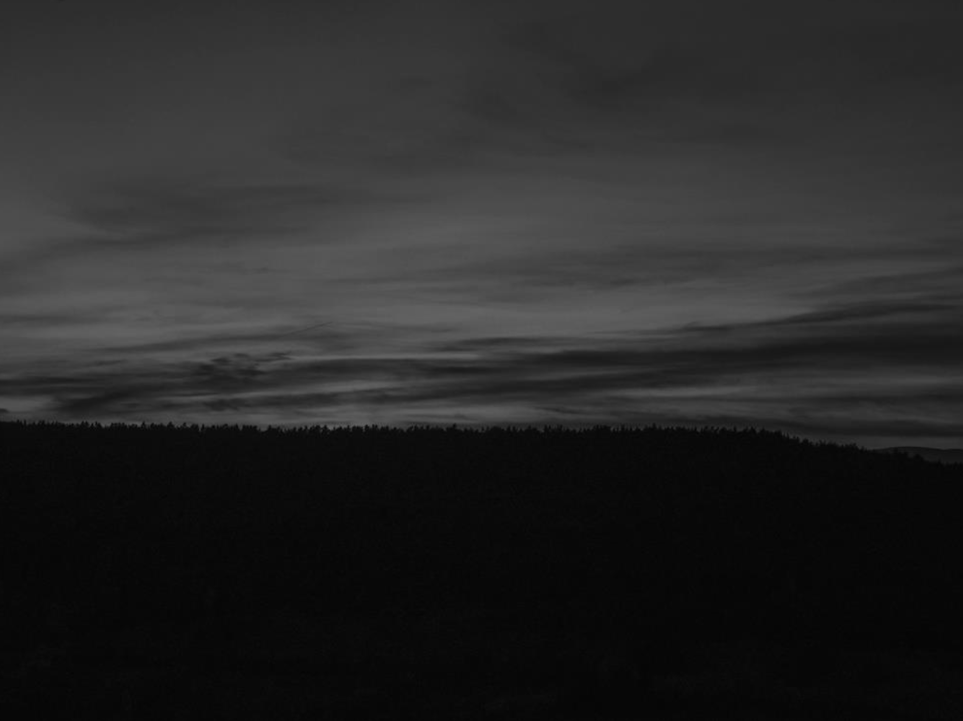Série photo de Christian Taquet en noir et blanc dans les Cévennes en Lozère