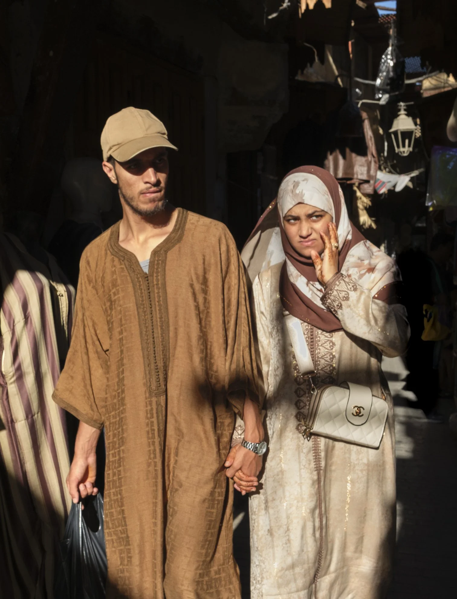 Série photo de rue dans la médina de Fès