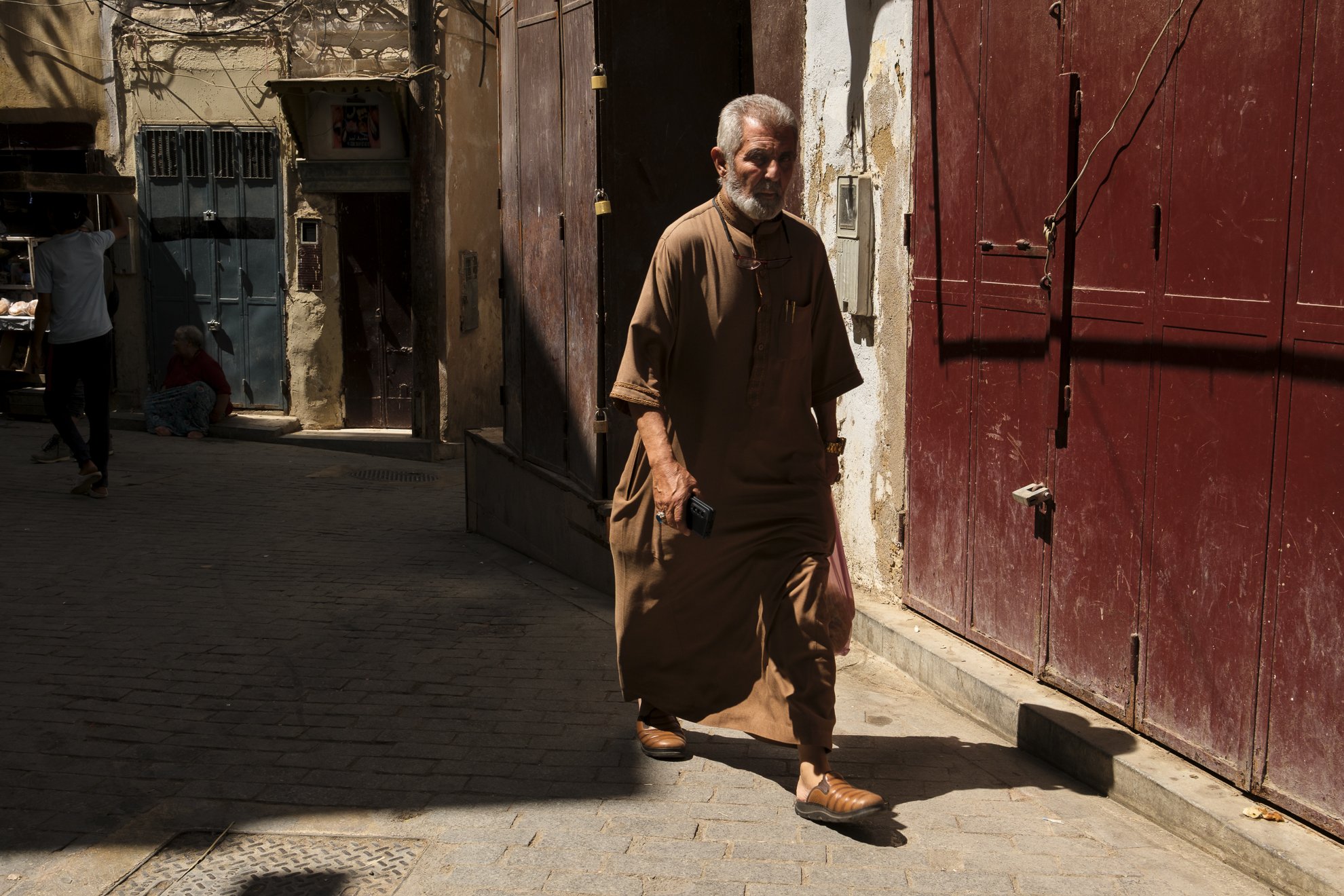Série photo de rue dans la médina de Fès