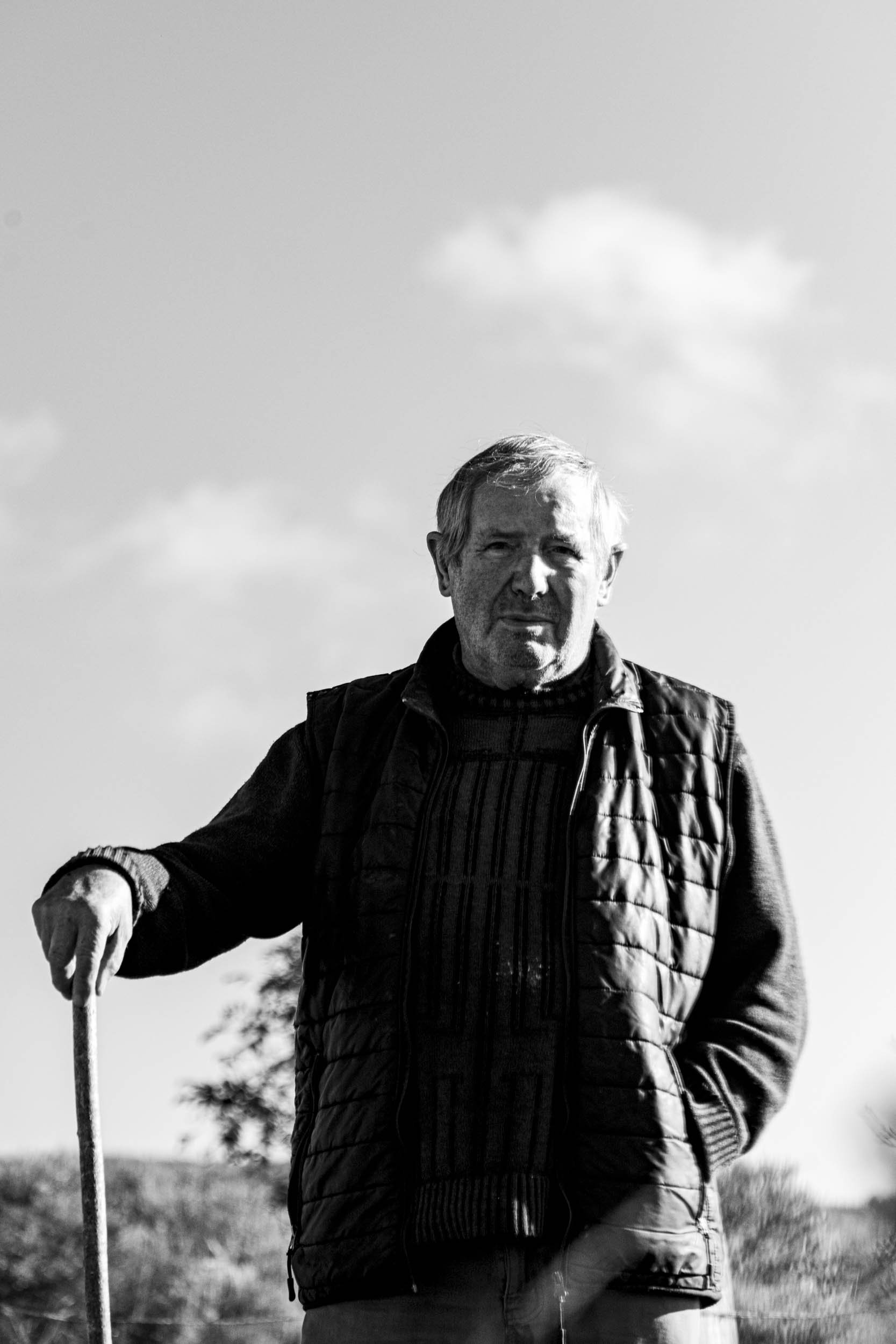 Série photo de Chris Branruz en noir et blanc dans les Cévennes en Lozère