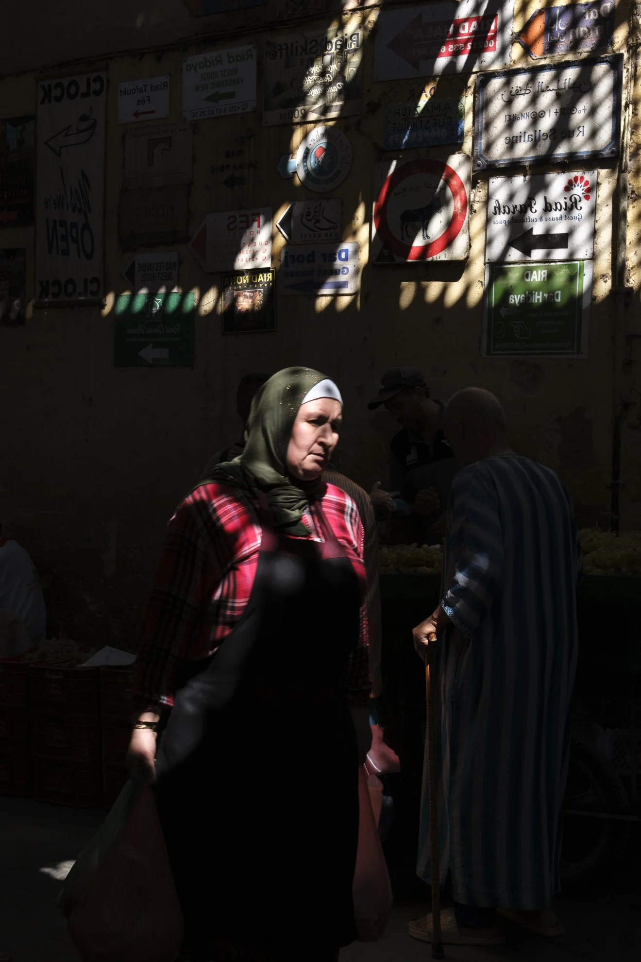 Série photo de rue dans la médina de Fès