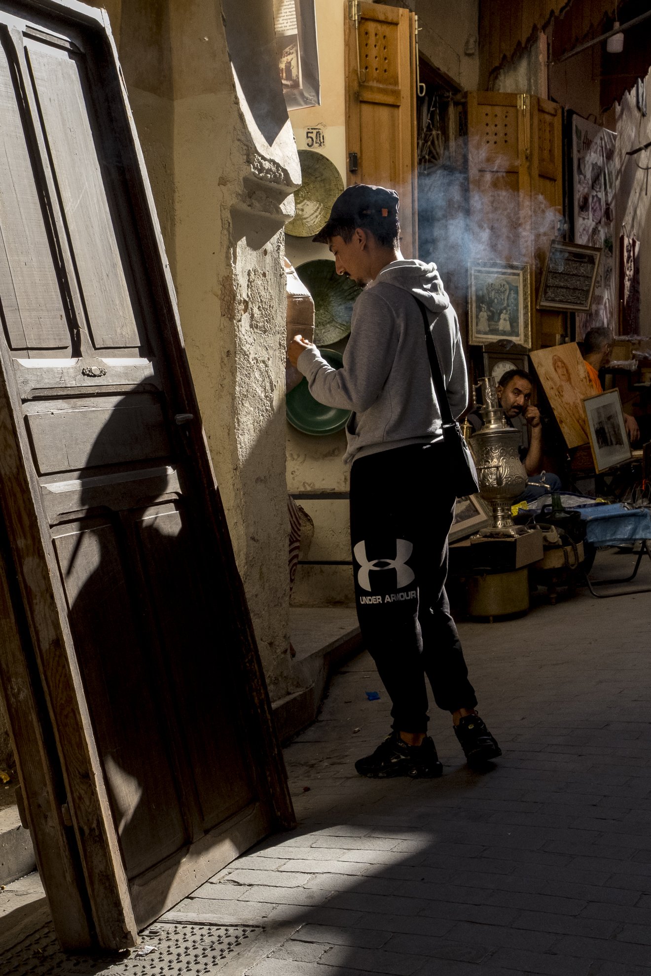 Série photo de rue dans la médina de Fès