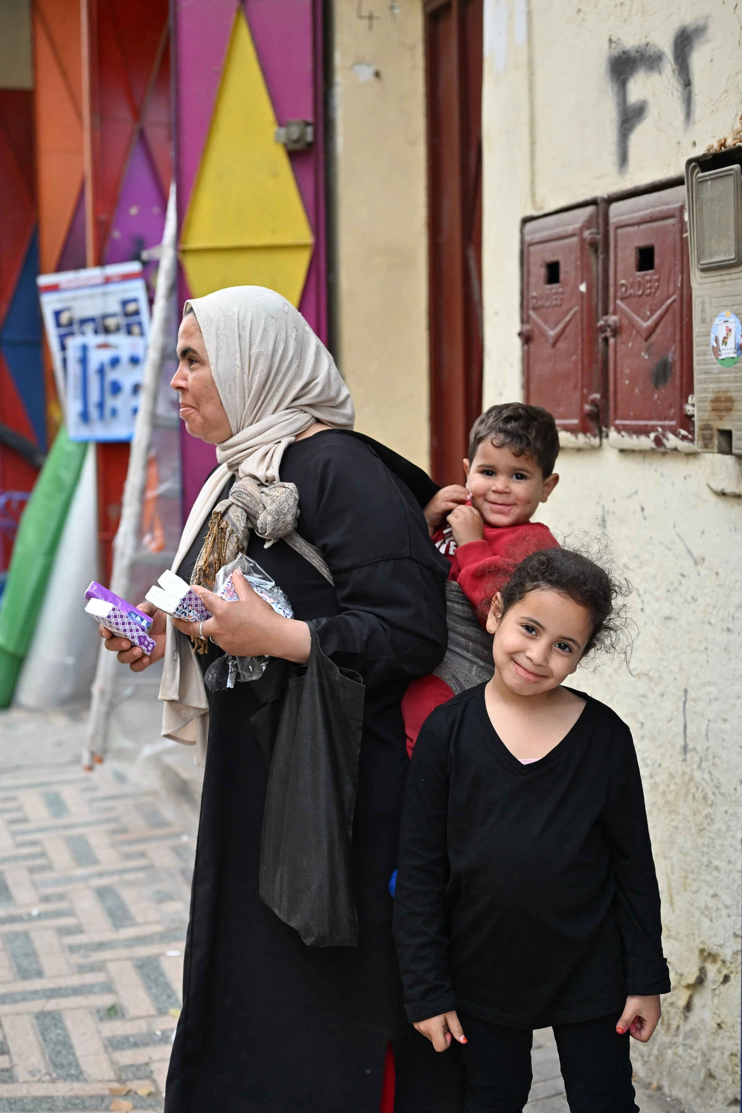 Série photo de Béatrice Socher durant un stage photo de rue et documentaire à Fès au Maroc