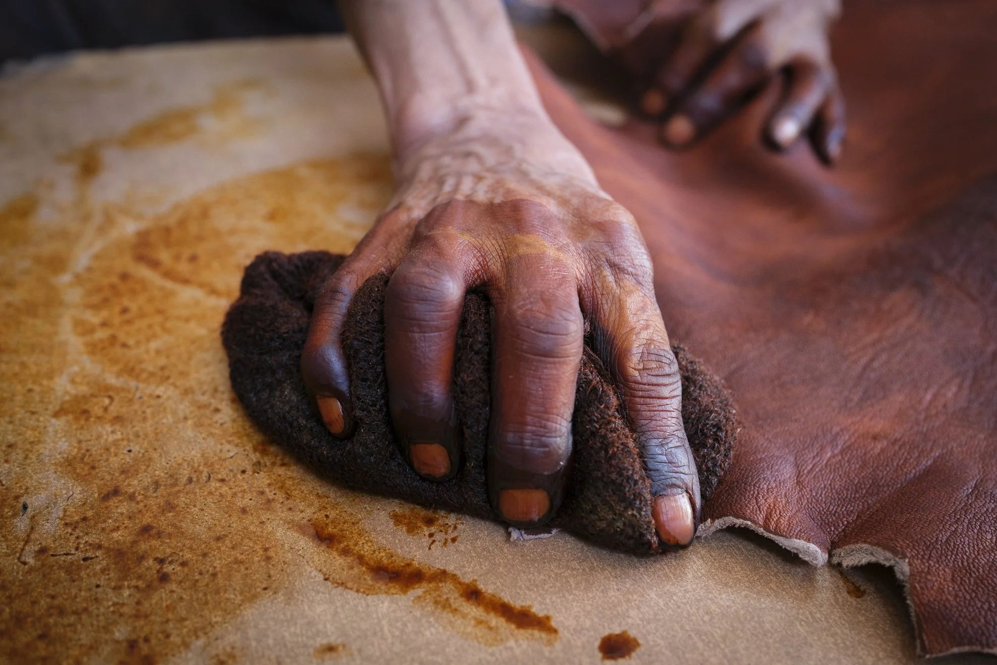 Série photo documentaire de la tannerie de Chouara à Fès