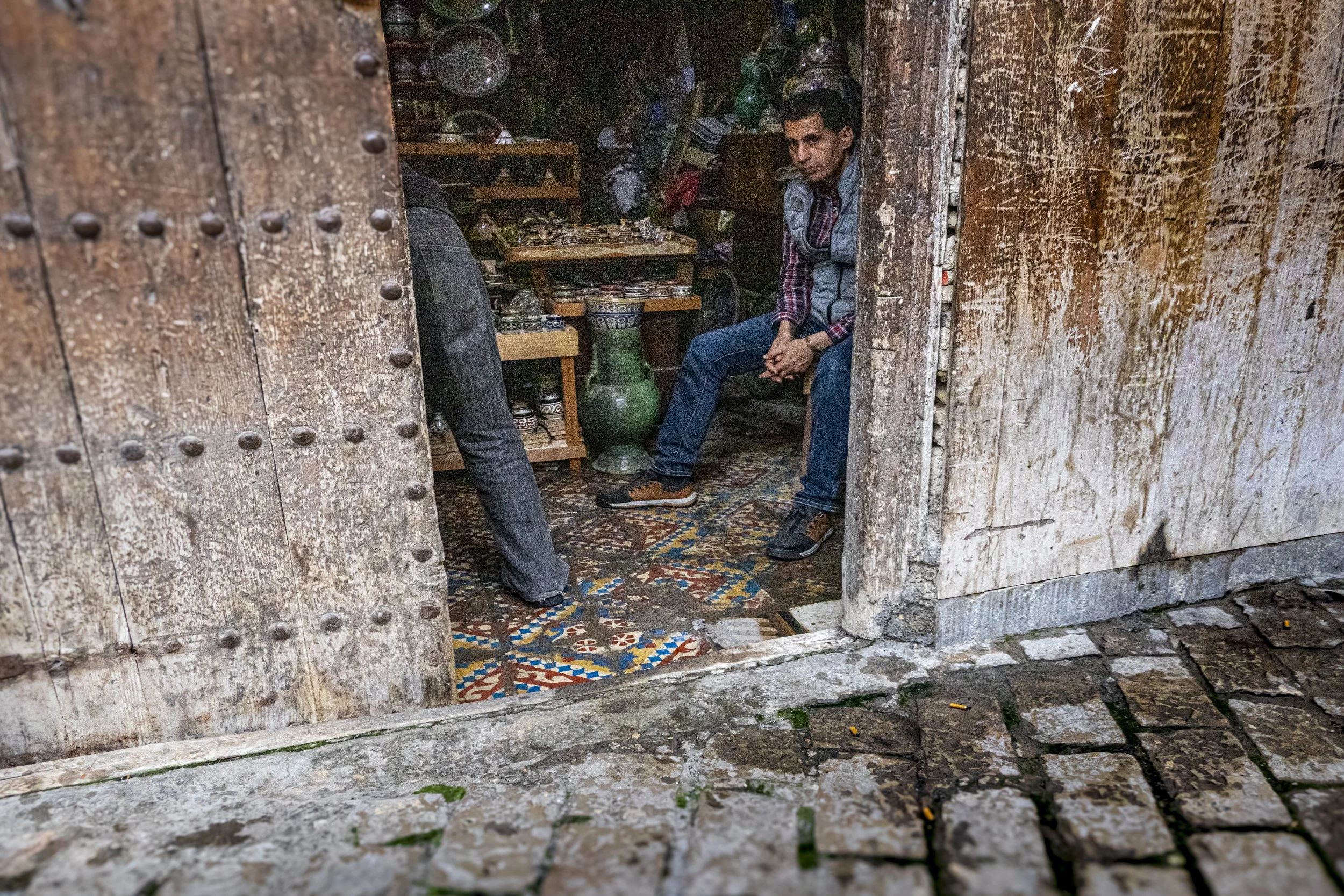 Série photo de Chris Branruz à Fès au Maroc un stage photo de rue street et documentaire