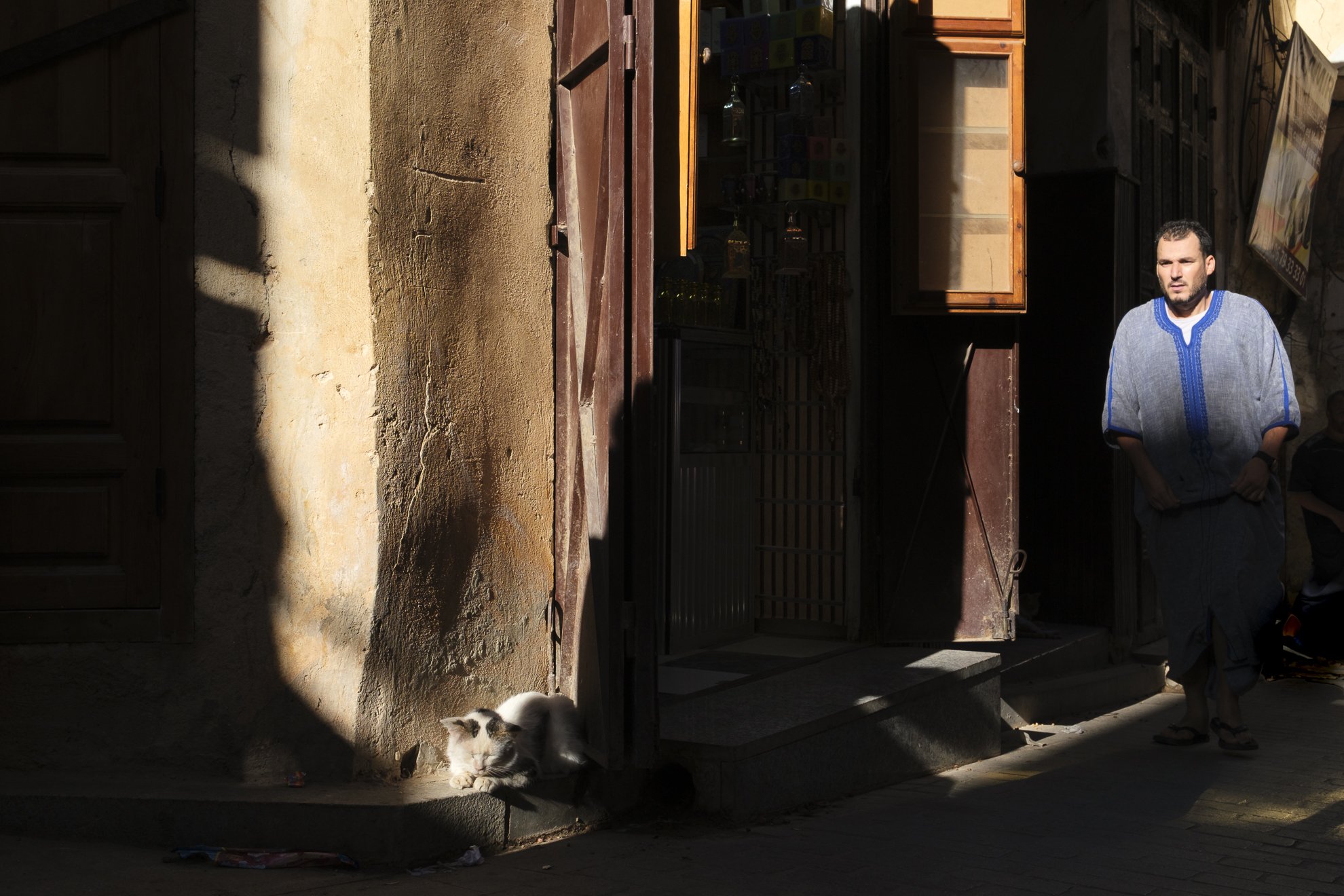 Série photo de rue dans la médina de Fès