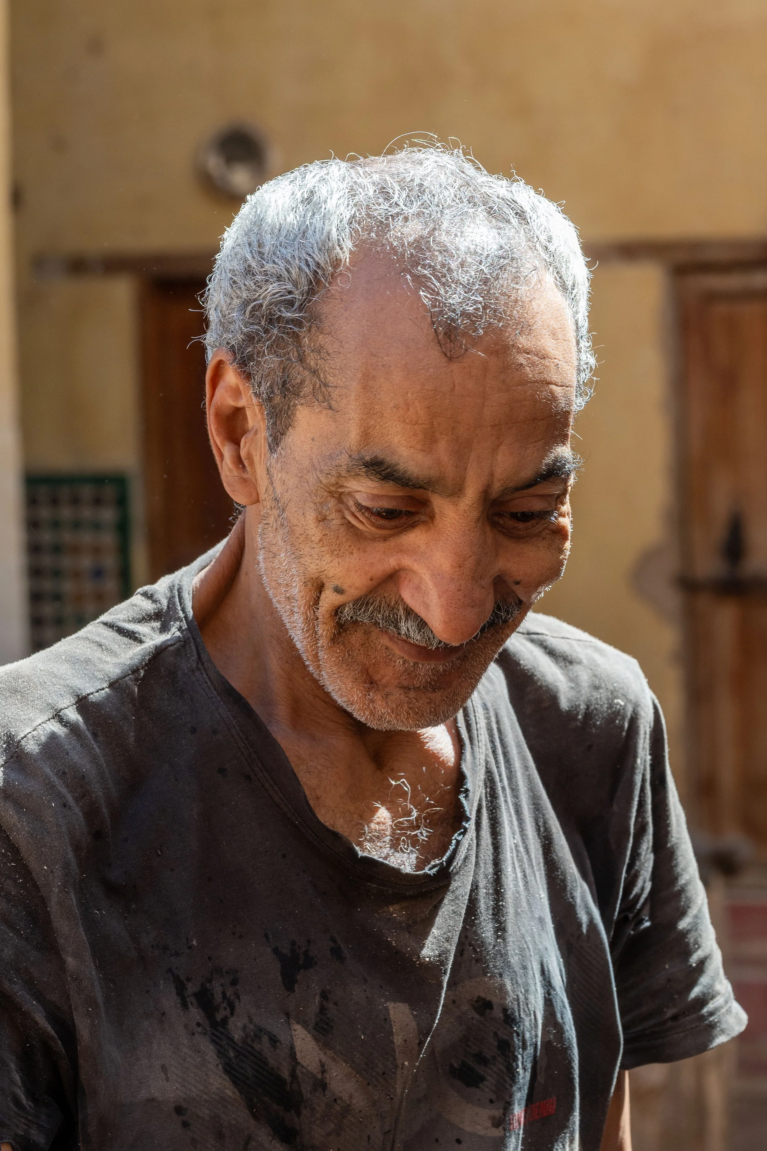 Série photo documentaire de la tannerie de Chouara à Fès