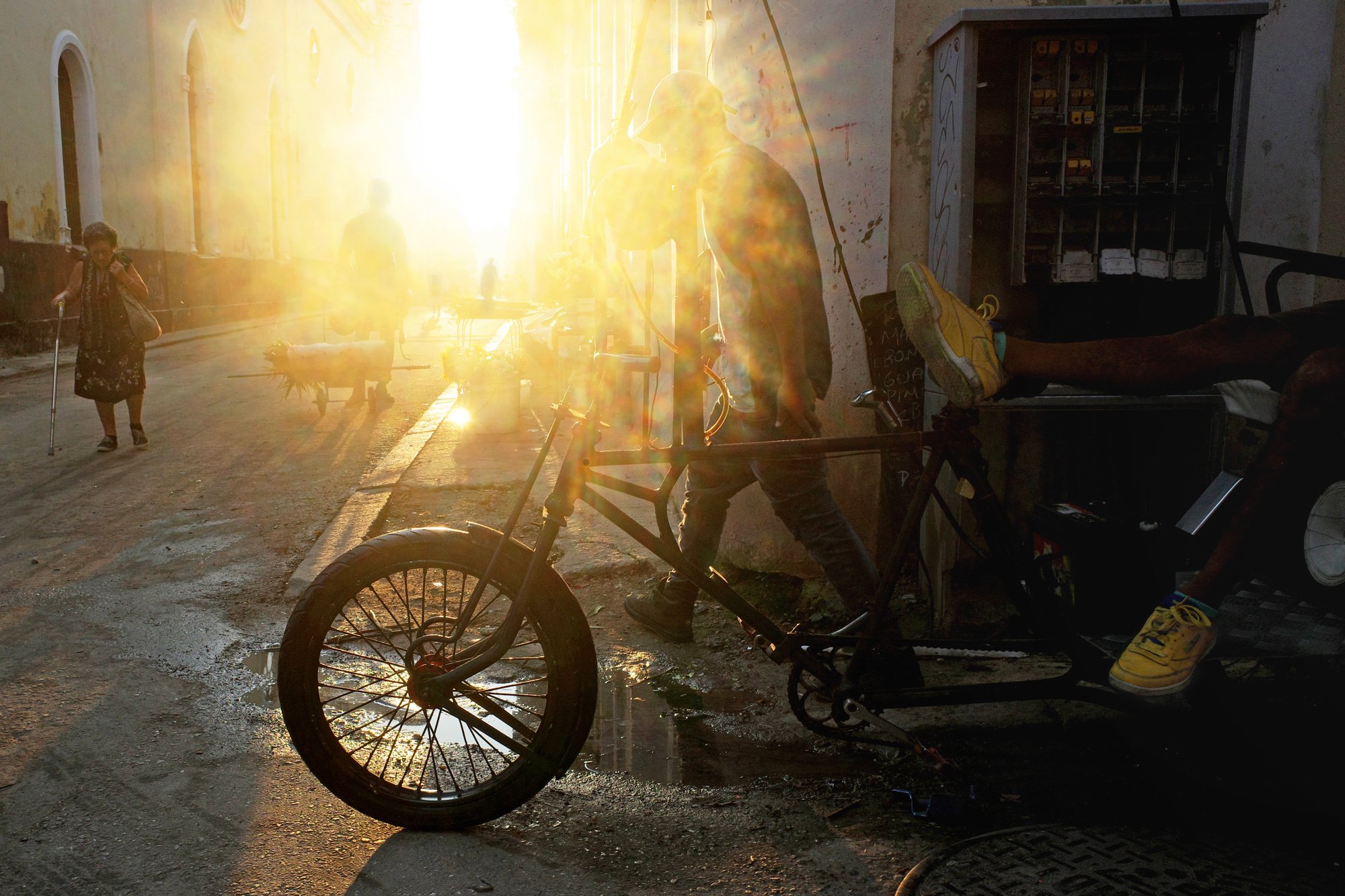 Série photo street à Cuba de Maxime Pronchery durant un workshop