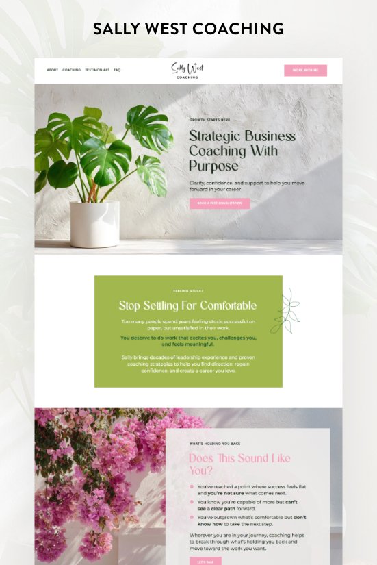 Colorful and Personality-Packed Website for a Corporate Leadership Coach