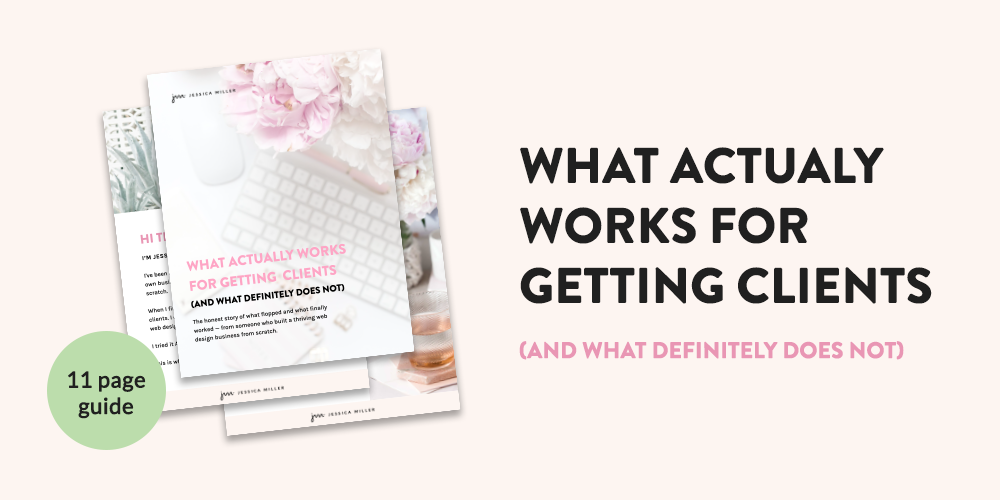 What Actually Works For Getting Clients