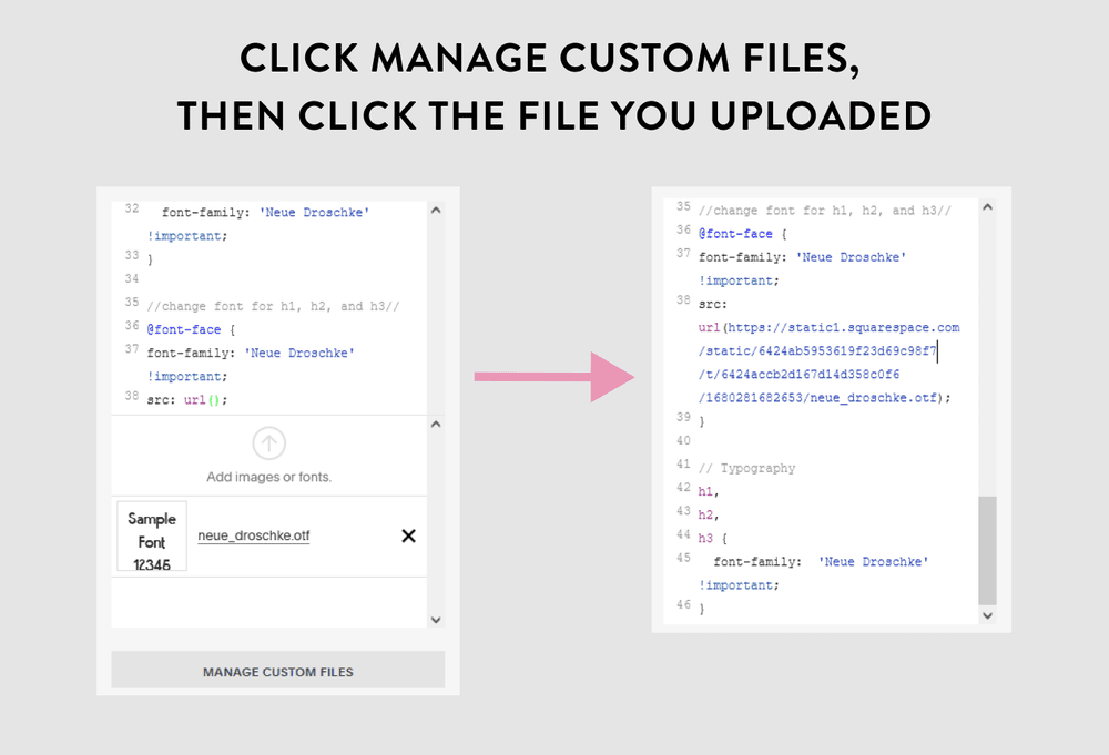 How To Add A Custom Font To Your Squarespace Site — Jessica Miller