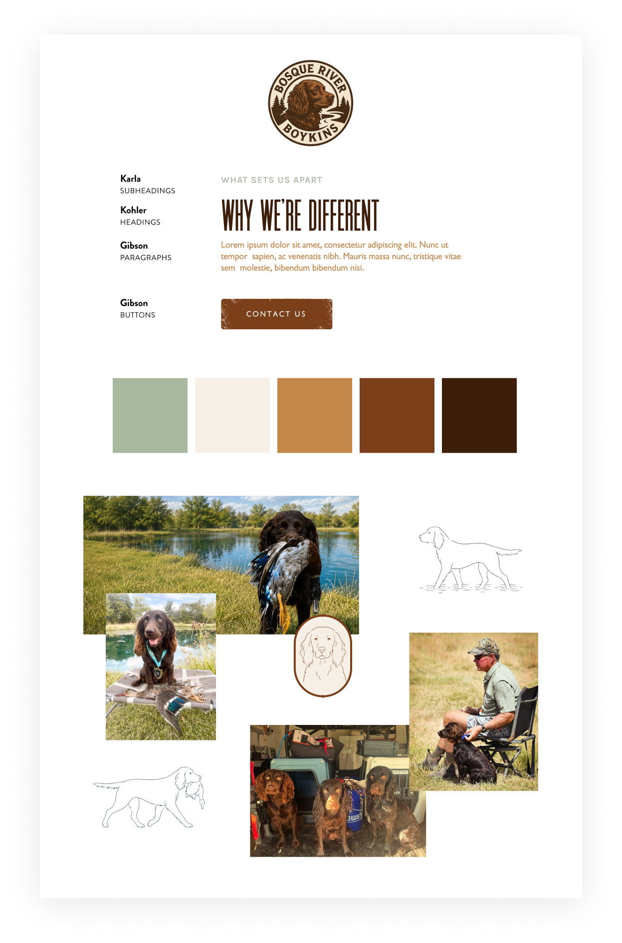bosque river boykins moodboard