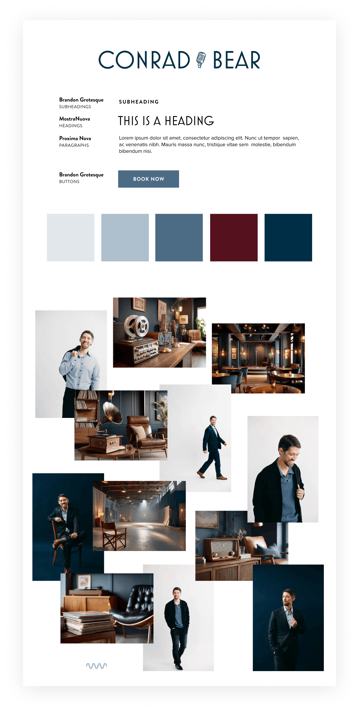 conrad bear moodboard