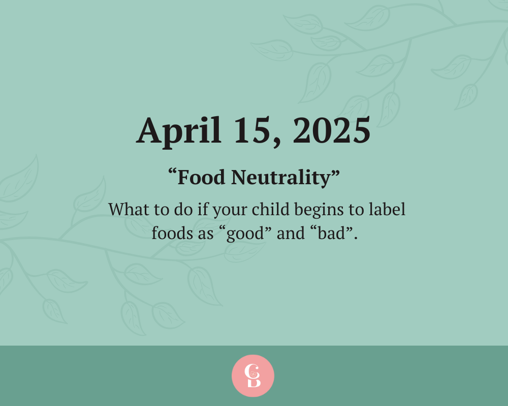 April 15th: Food Neutrality