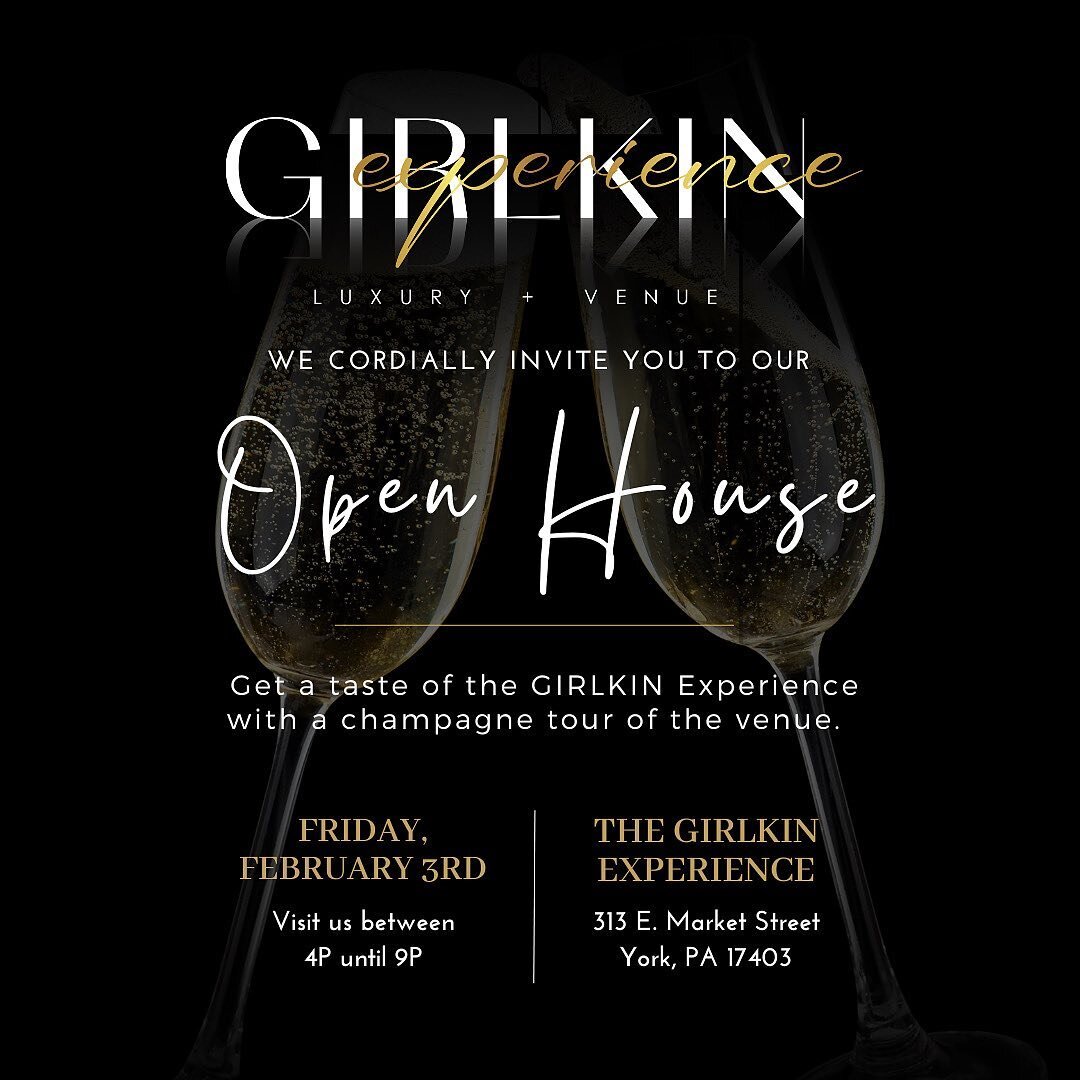 Join us next Friday (2/5) for our Open House! 

Take in the stunning wall to wall marble, romantic architecture, a custom floral installation and more ✨

Add us to your calendar by clicking the reminder below. I&rsquo;m the meantime, visit us at GIRL