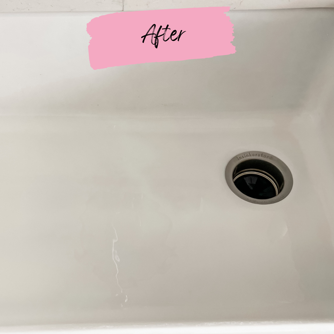 Cleaning our Farmhouse Sink — I'm a Work in Progress