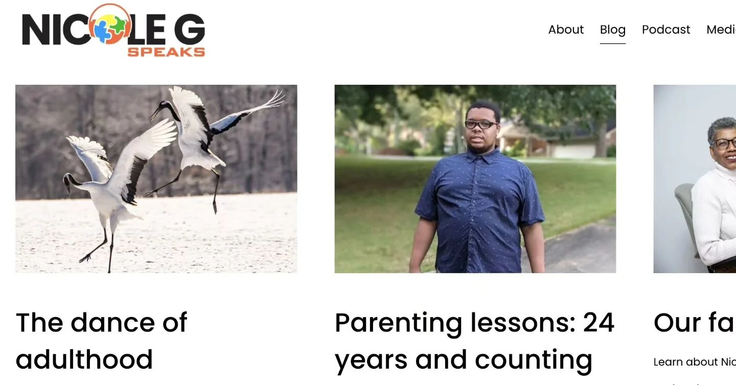If you're a parent navigating the world of autism, be sure to read my new blog at NicoleGSpeaks.com. My blog offers insights, strategies and life lessons for parenting adults on the autism spectrum. Link in bio! #autism #autismawareness