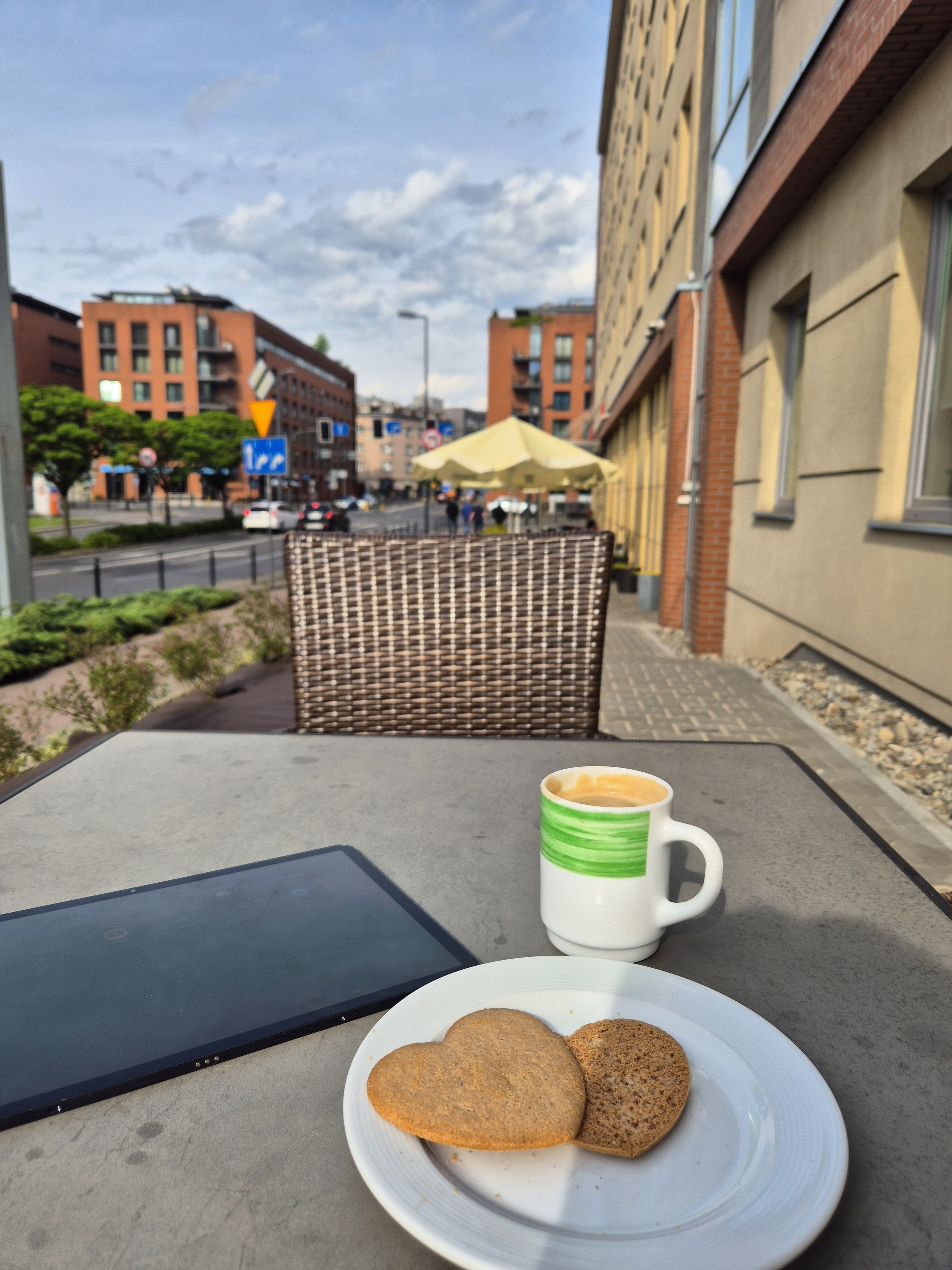 Lovely coffee morning in Poland.