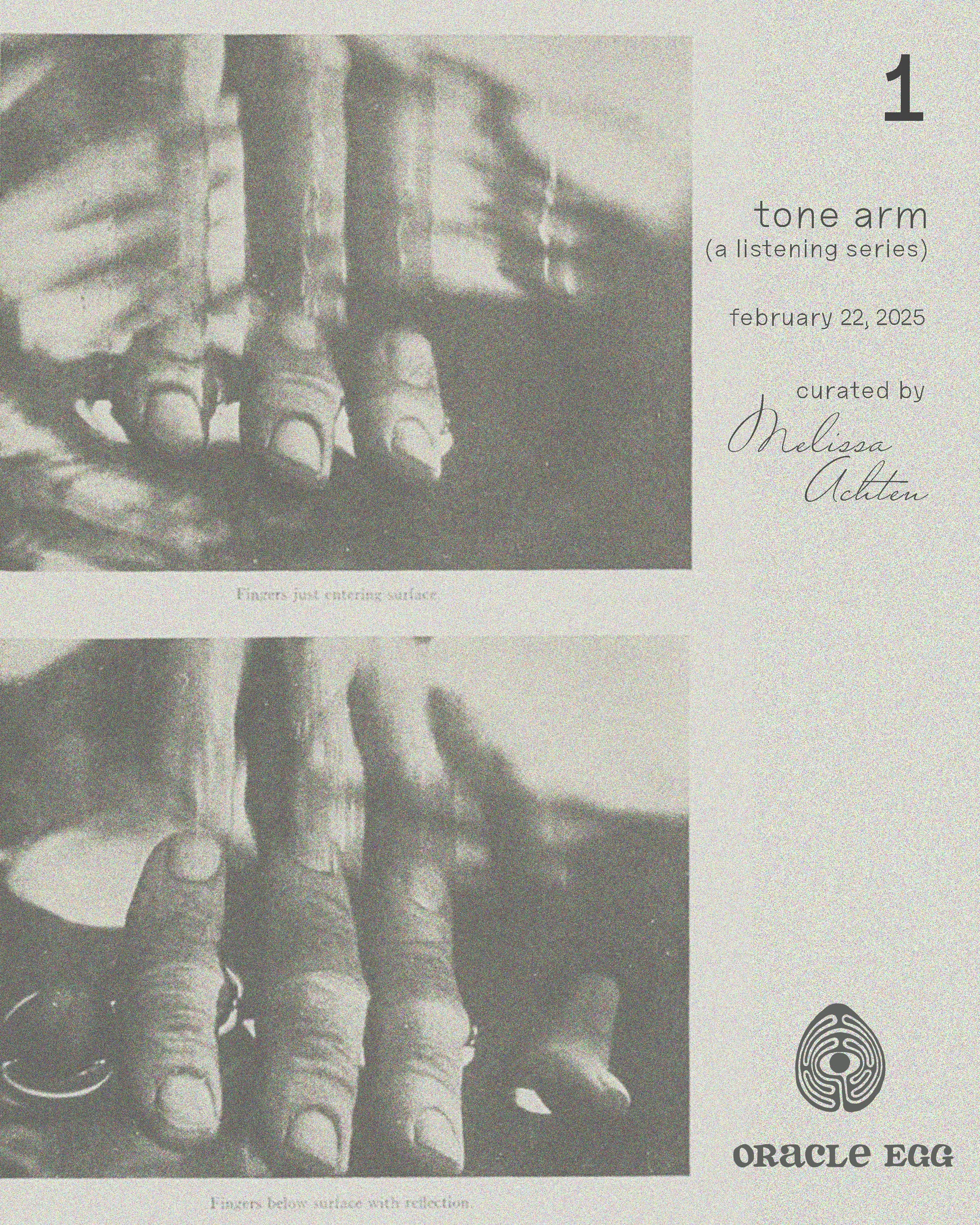 tone arm:  a listening series 
