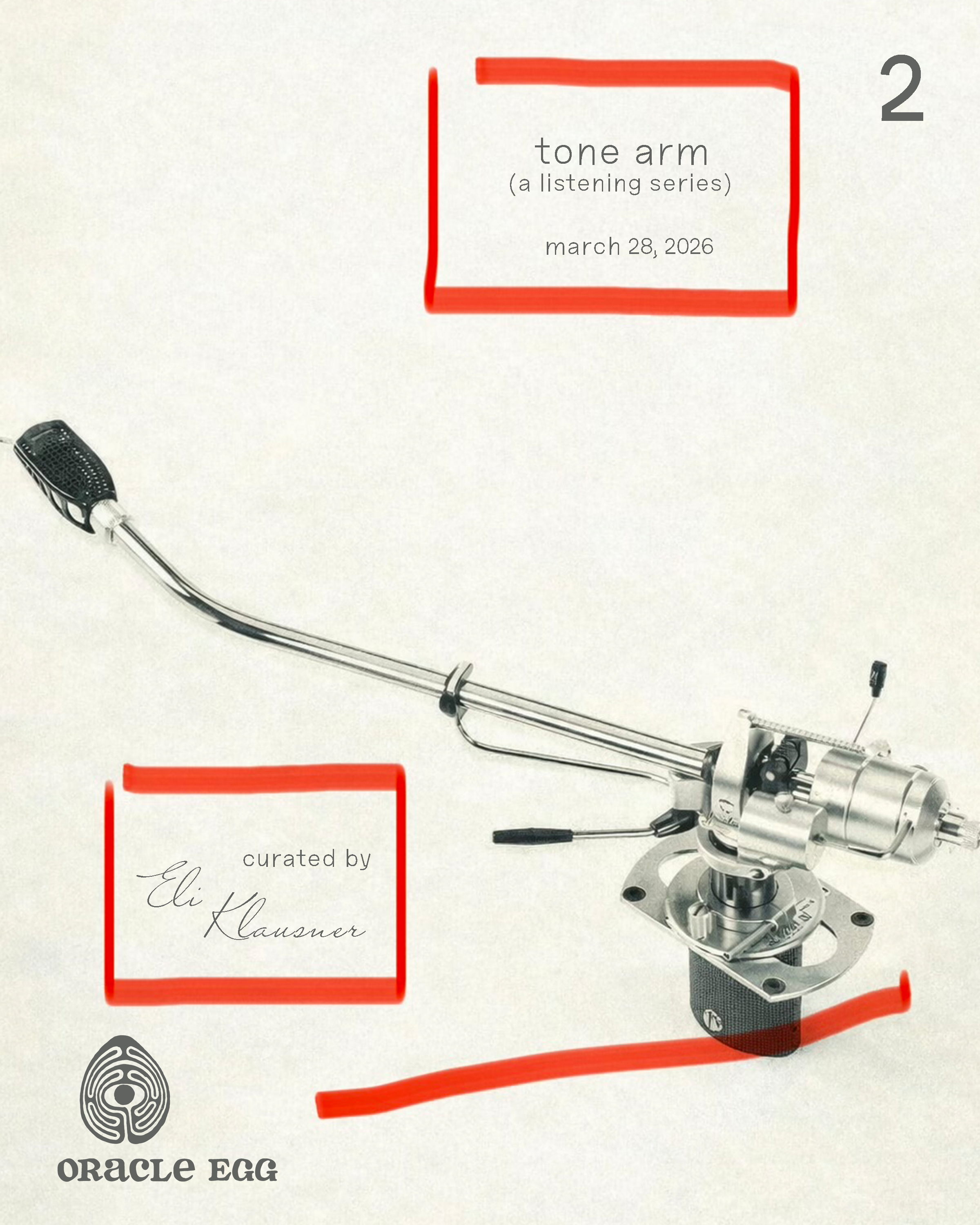 tone arm: a listening series 2