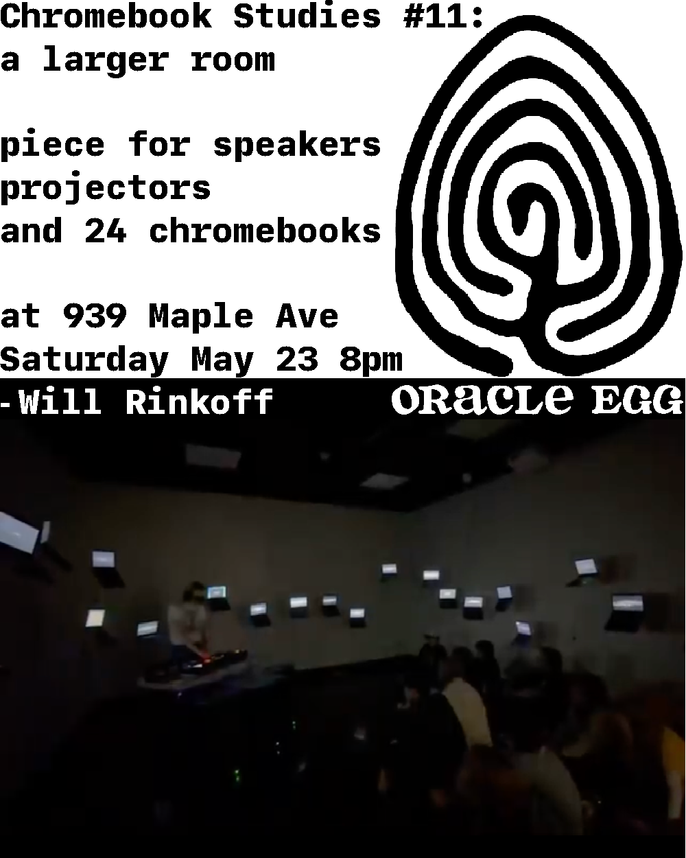 BROILER Residency: Will Rinkoff “Chromebook Studies #11: a larger room”