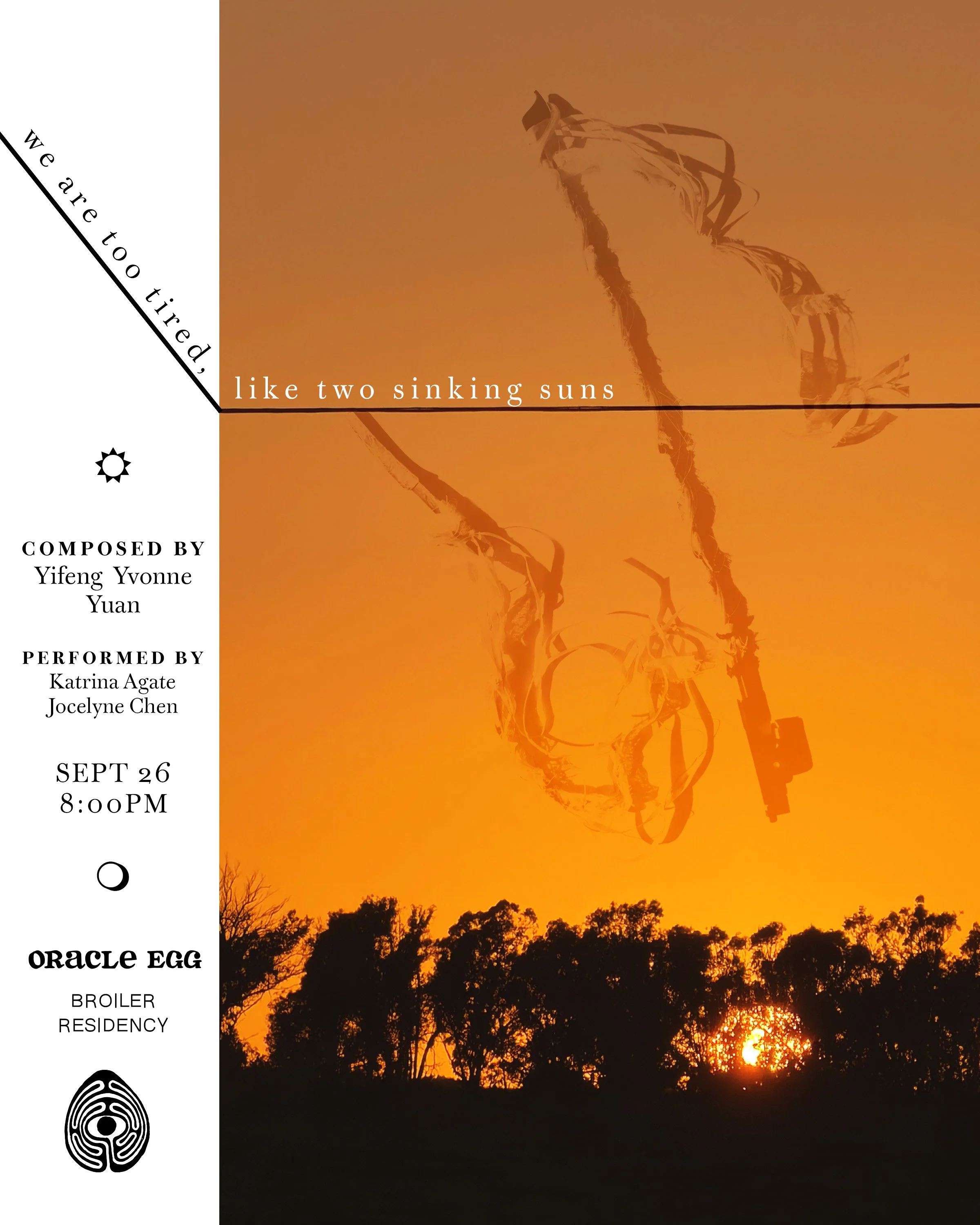 BROILER Residency: Yifeng Yvonne Yuan “We are too tired, like two sinking suns”