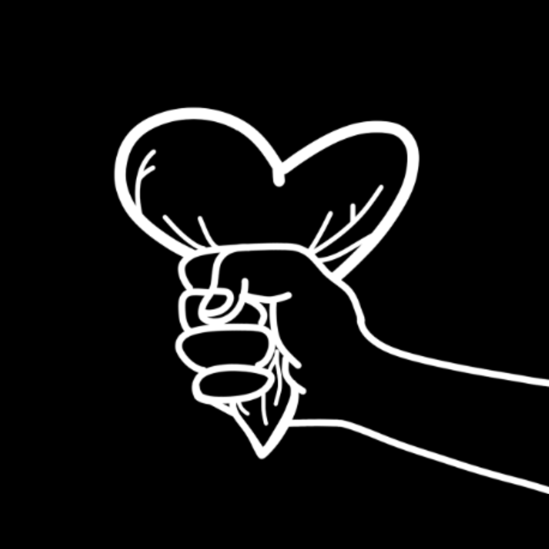 a heart being squeezed