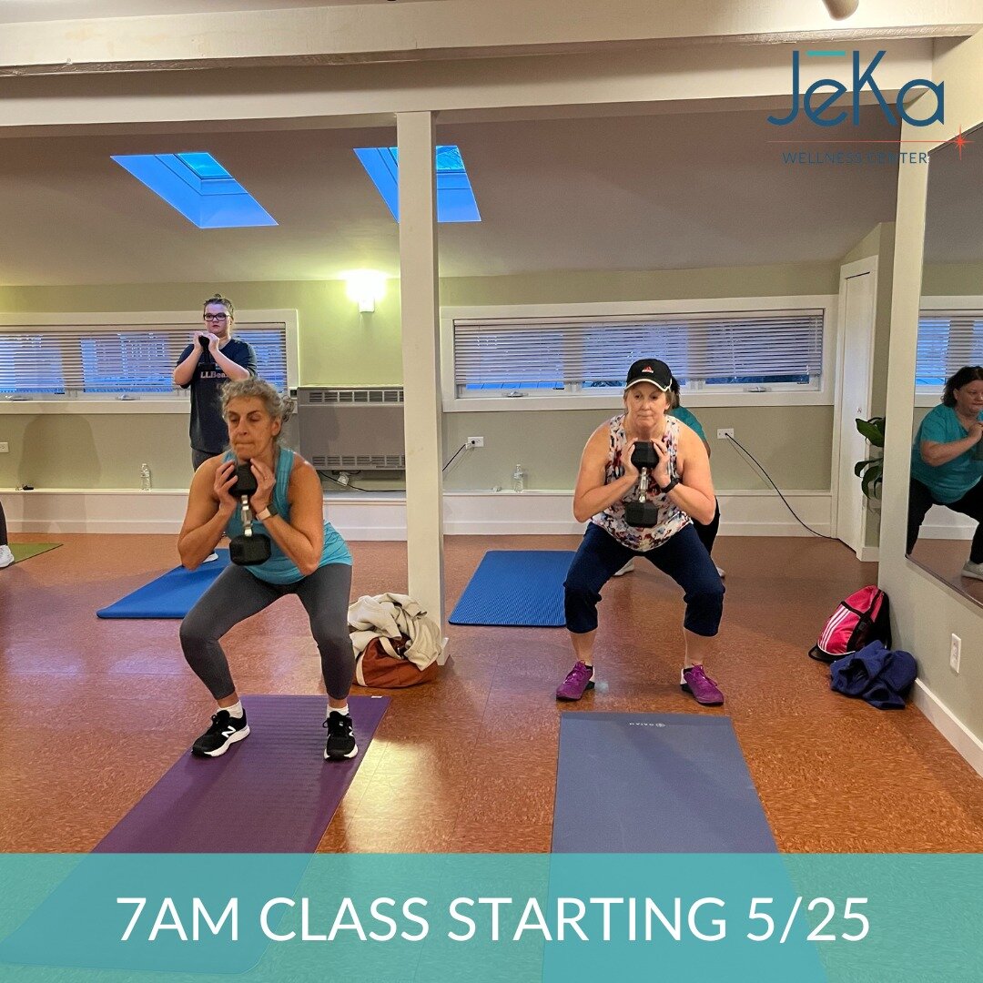 You spoke and we listened! Thank you to everyone who filled out our group fitness survey. Beginning on Thursday May 25th we will be offering Full Body Strength at 7AM for all of you early birds that can't quite make it to the 5:30 AM class 😴Optimize