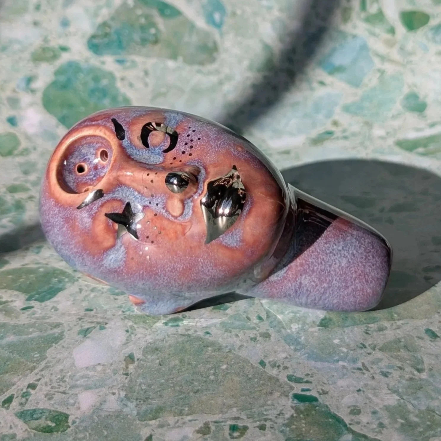 Classic Doll Heady Clown 002 (purple & silver)