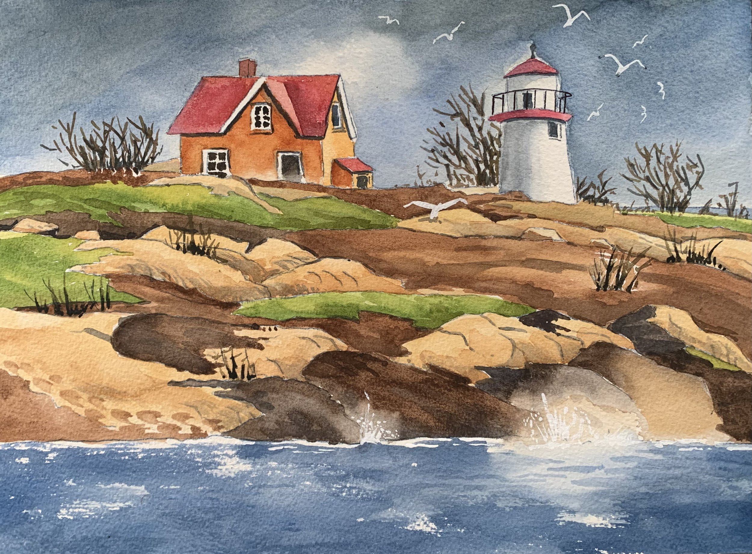 Seagulls by the Shore.jpeg
