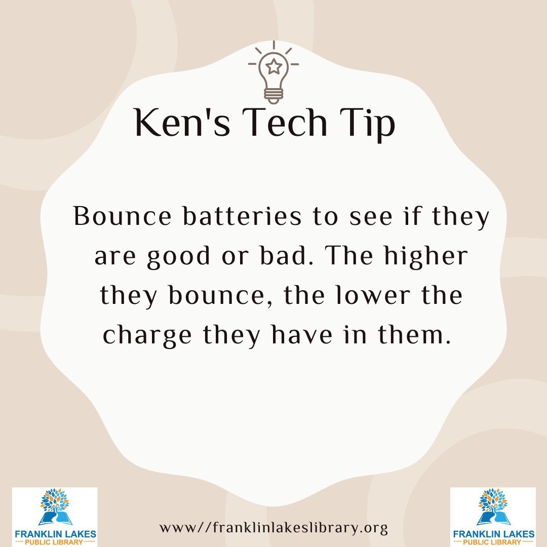 Ken's tech tip for May 19.