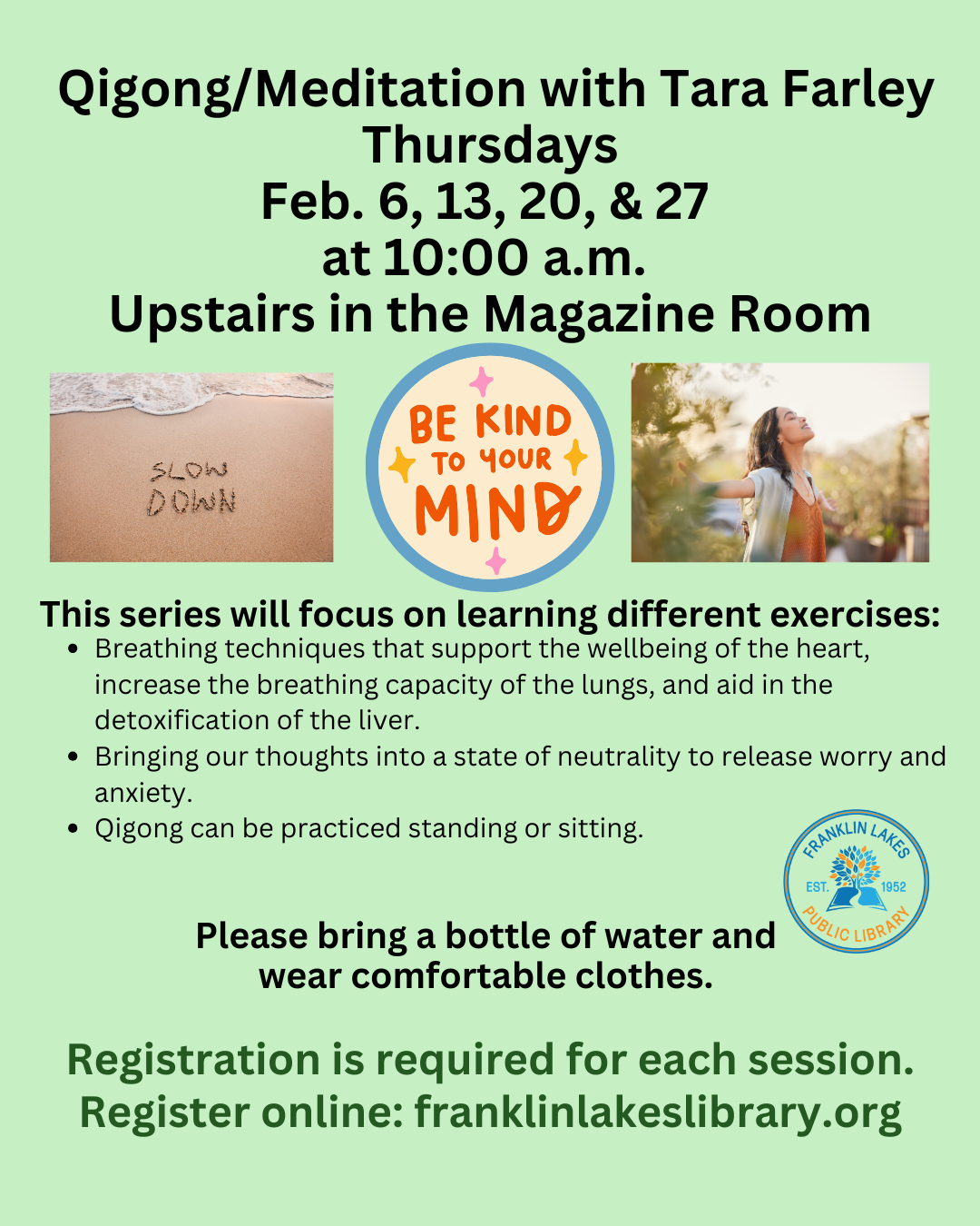 Qigong/Meditation with Tara Farley